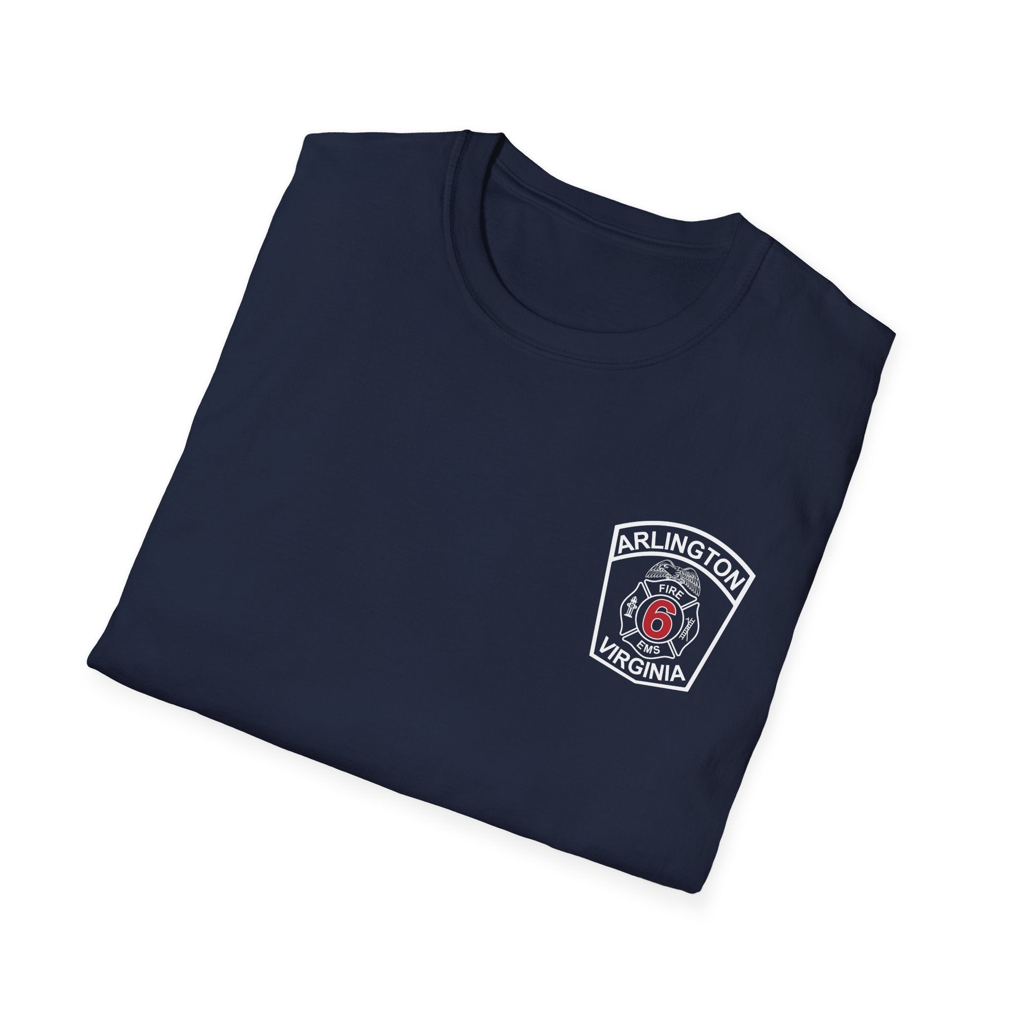 Engine 6 Falls Church - Gildan Soft Cotton Softstyle T-Shirt