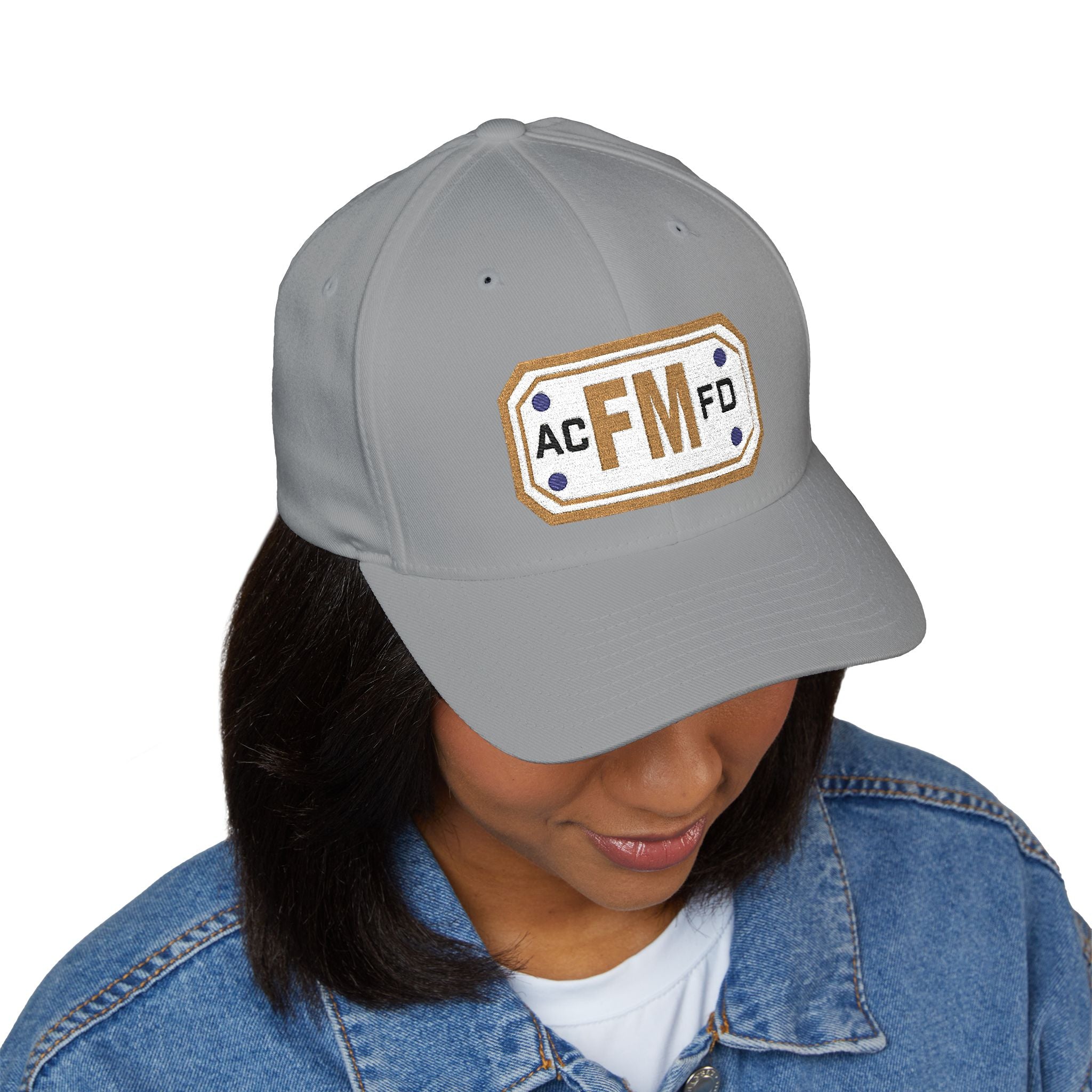 Arlington Fire Marshal Gold - FLEXFIT Closed-Back Structured Cap (Embroidery)