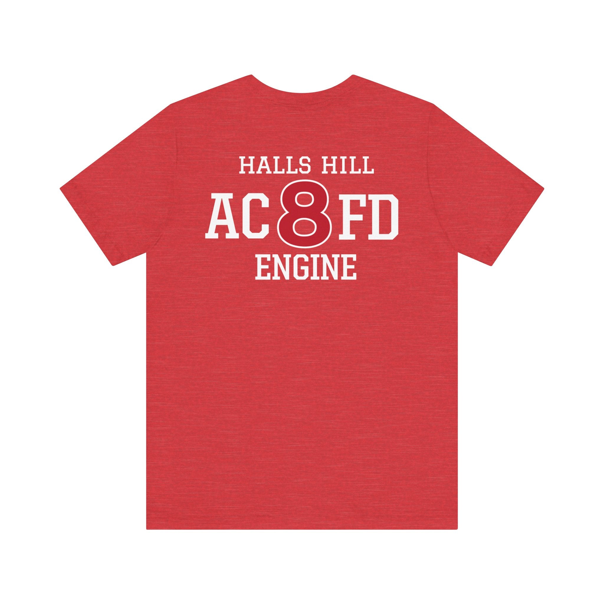 Engine 8 Halls Hill - Bella+Canvas Soft Unisex Tee