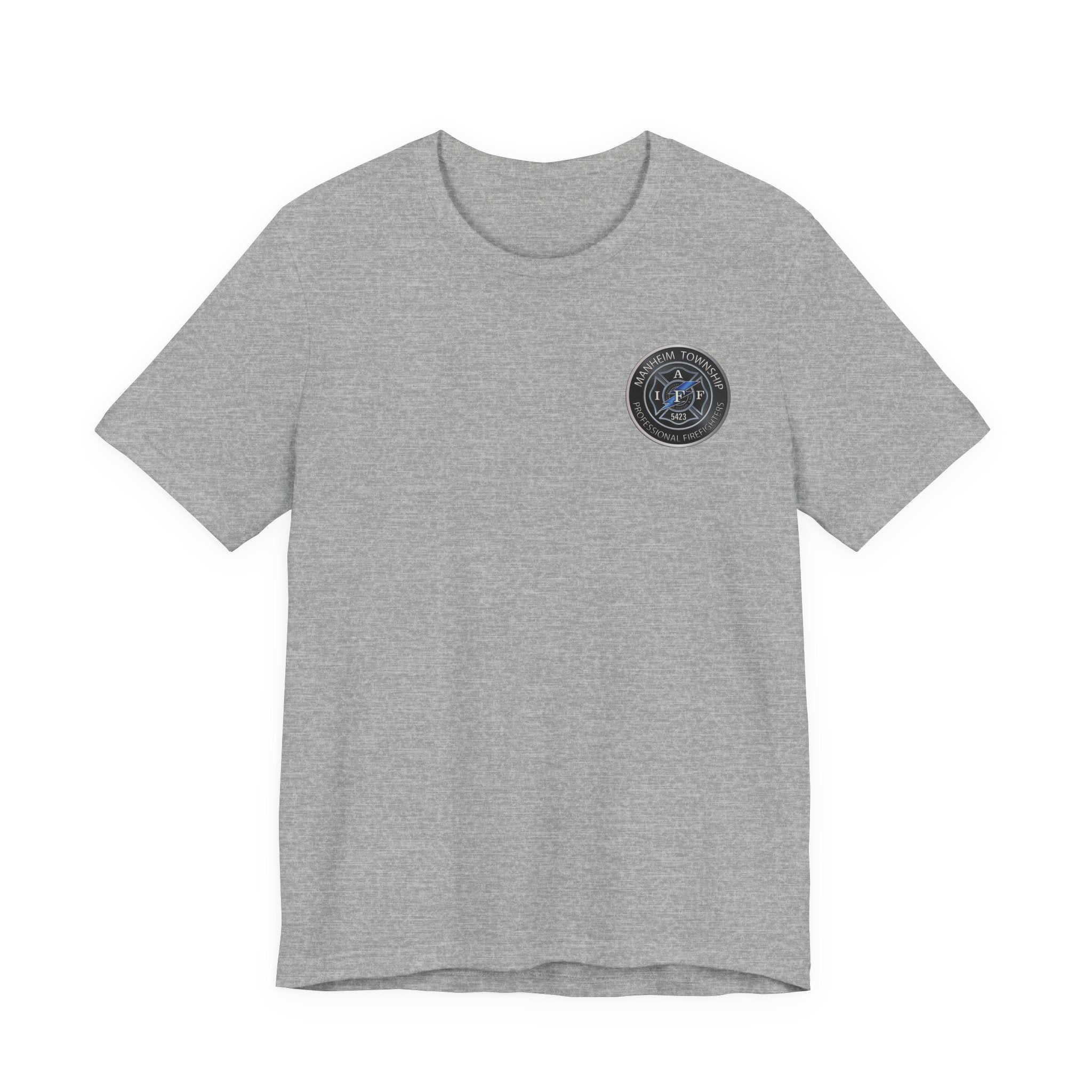 Manheim Township Local 5423 white - Bella+Canvas Soft Unisex Tee
