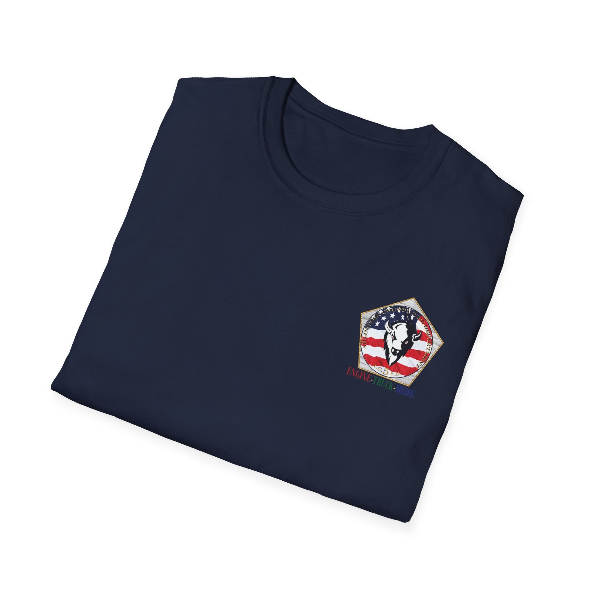 Station 5 Arlington (version 2) - Gildan Soft Cotton Softstyle T-Shirt