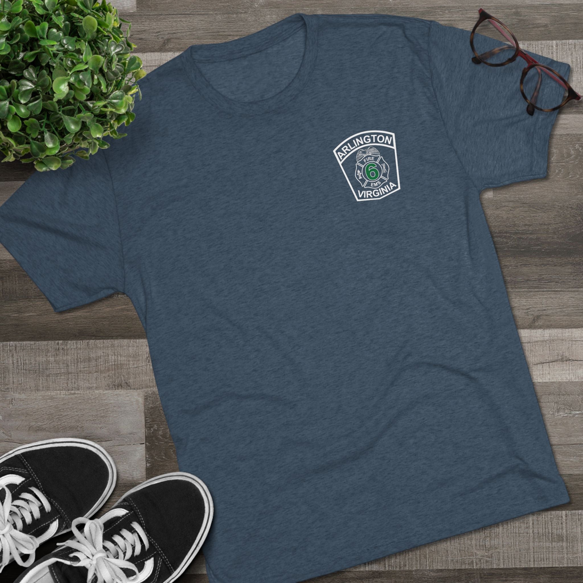 Truck 6 Arlington - NextLevel Tri-Blend Crew Tee