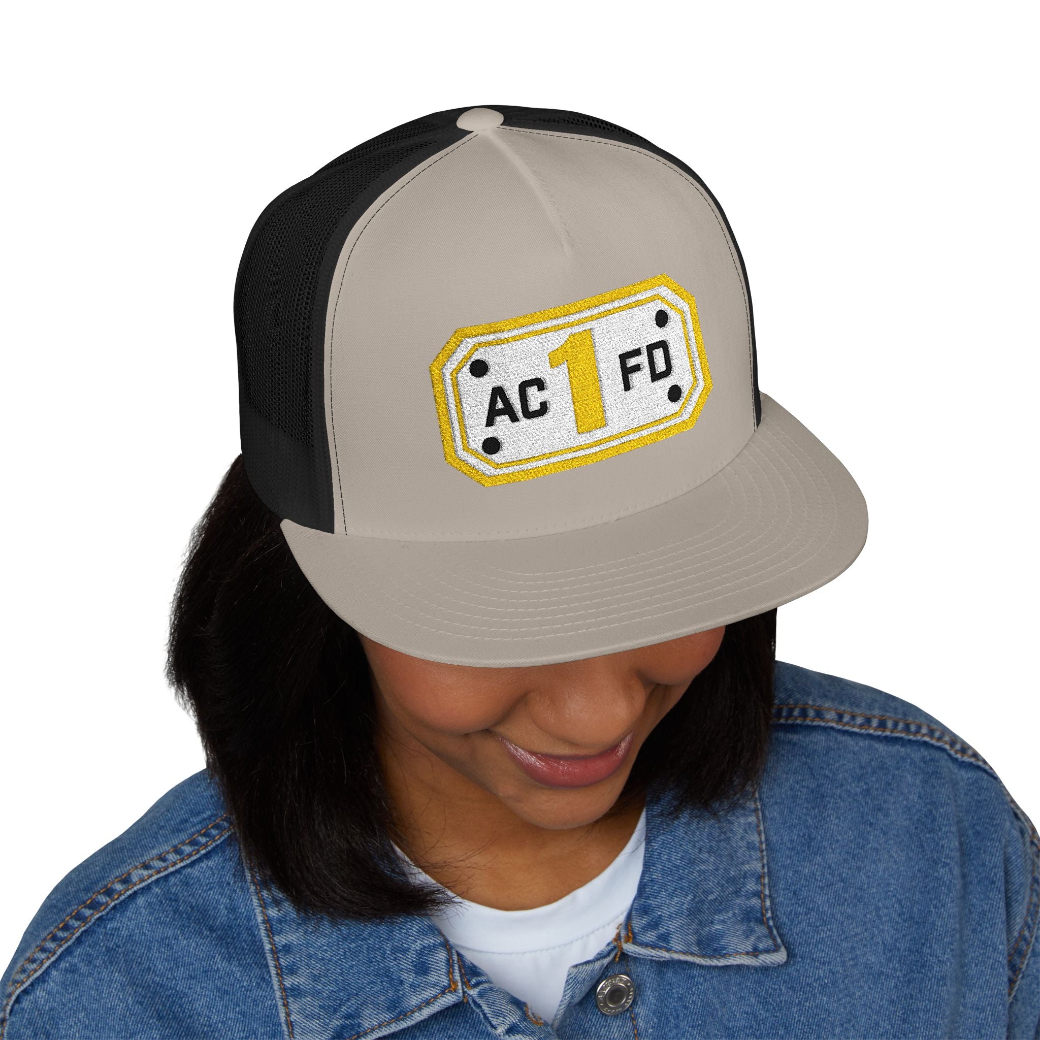 Arlington Medic 1 (requested different style hat) - 5 Panel Trucker Cap (Embroidery)