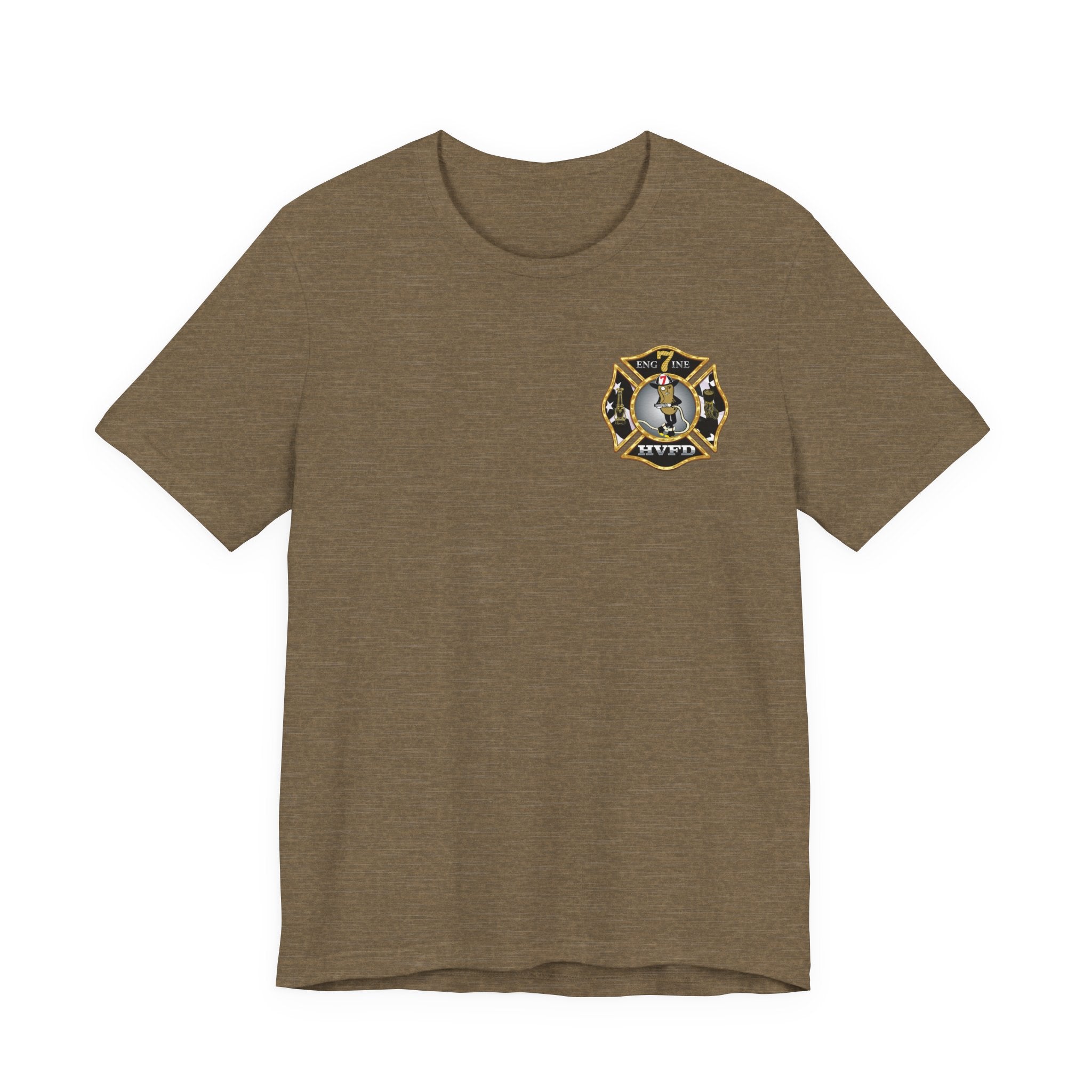 Hollywood MD Vol Fire Eng7ine - Bella+Canvas Soft Unisex Tee