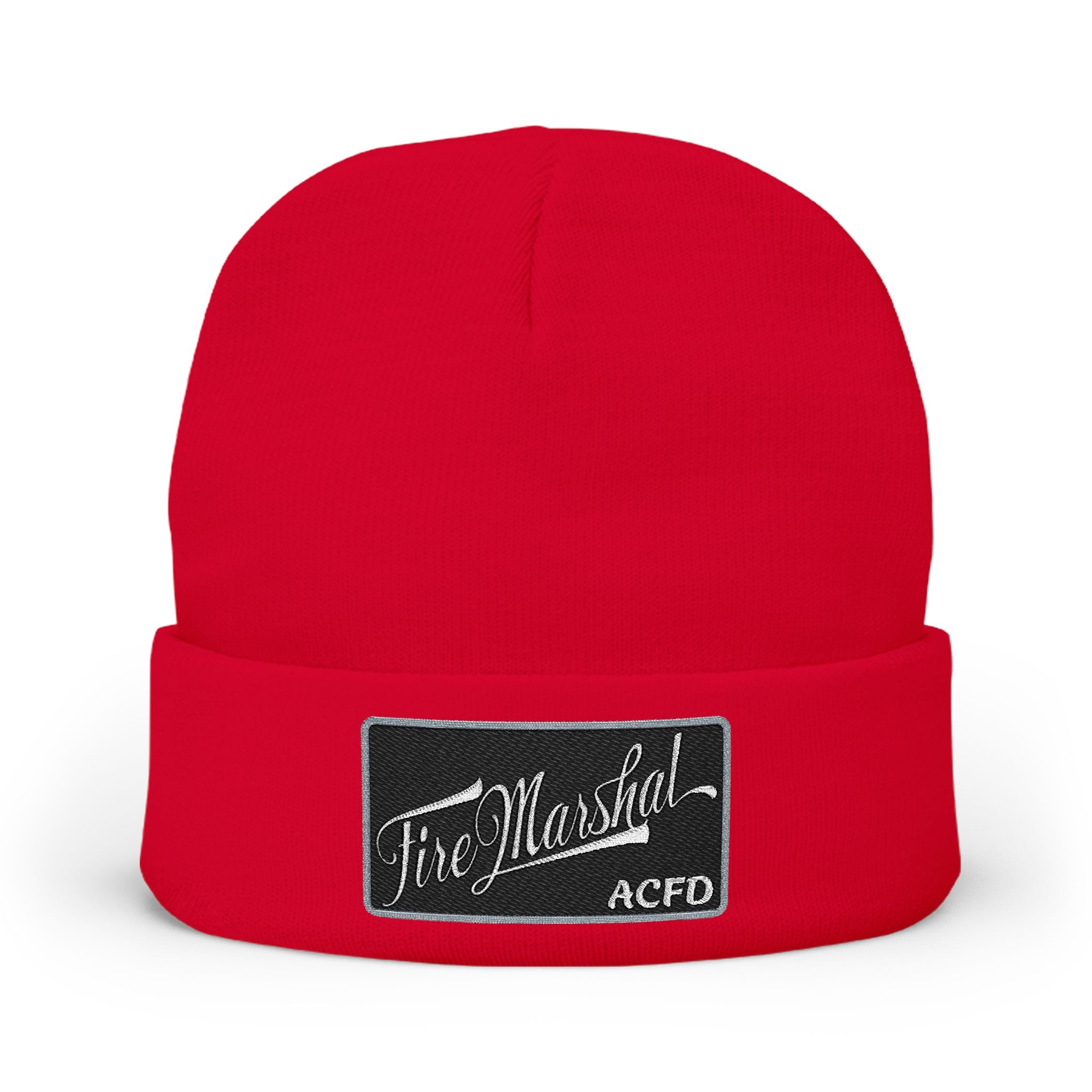 Arlington Fire Marshal Written- Knit Beanie (Embroidery)