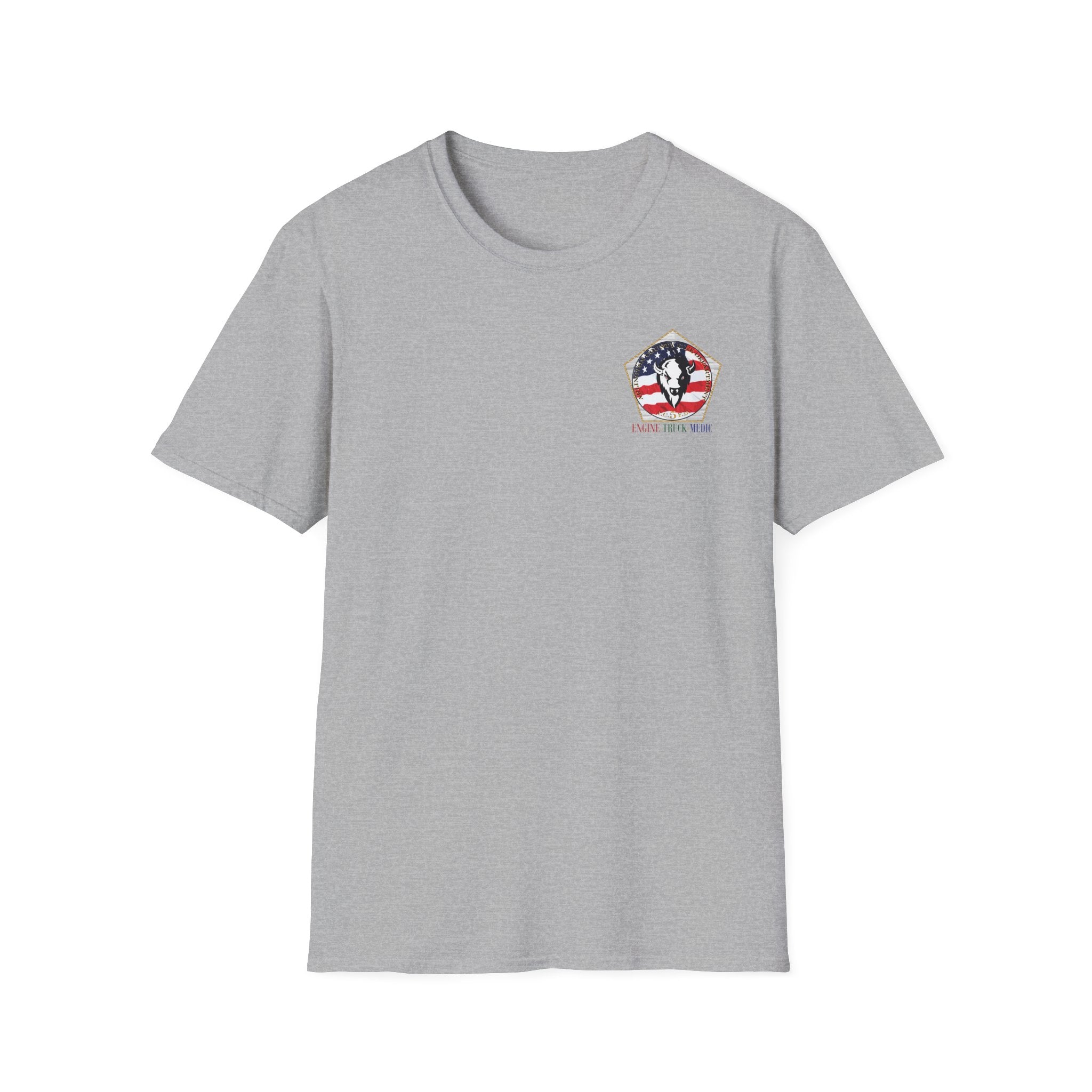 Station 5 Arlington (version 2) - Gildan Soft Cotton Softstyle T-Shirt