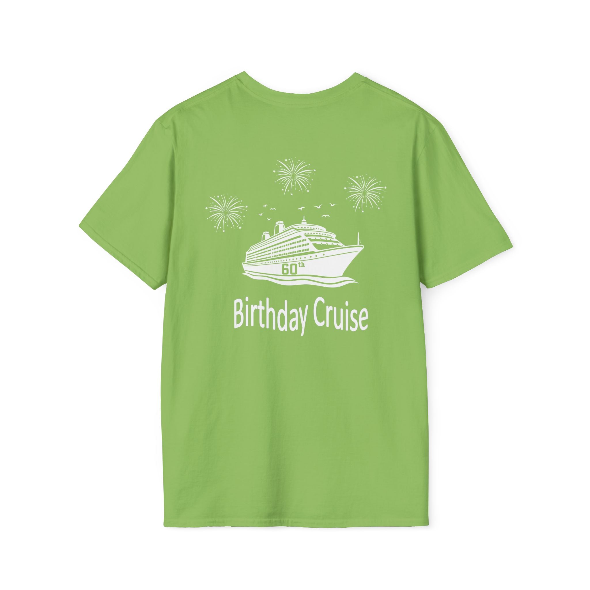 Renee Family Cruise white - Unisex Softstyle Cotton T-Shirt