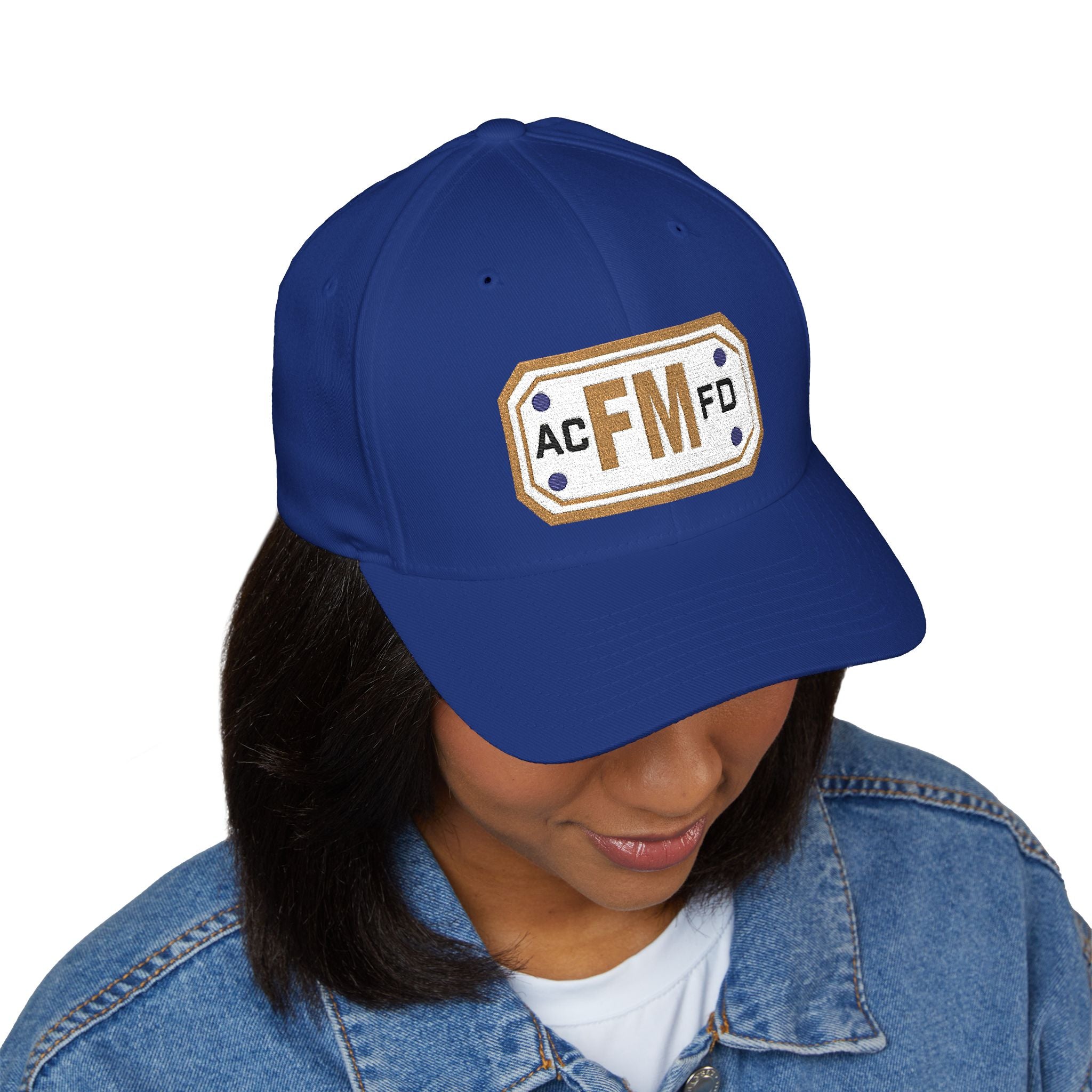 Arlington Fire Marshal Gold - FLEXFIT Closed-Back Structured Cap (Embroidery)