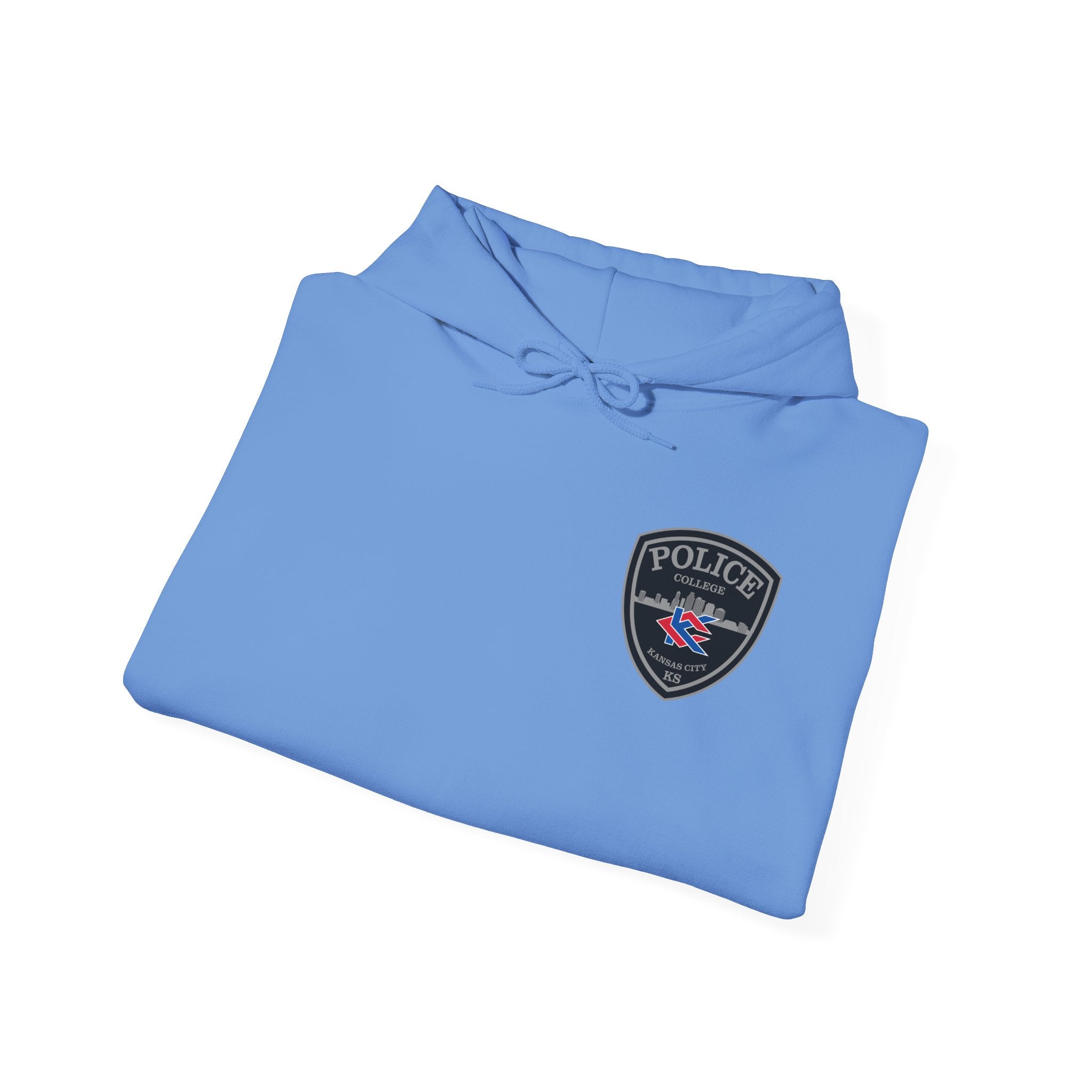 Kansas City College Police Grey Patch - Unisex Heavy Blend™ Hooded Sweatshirt