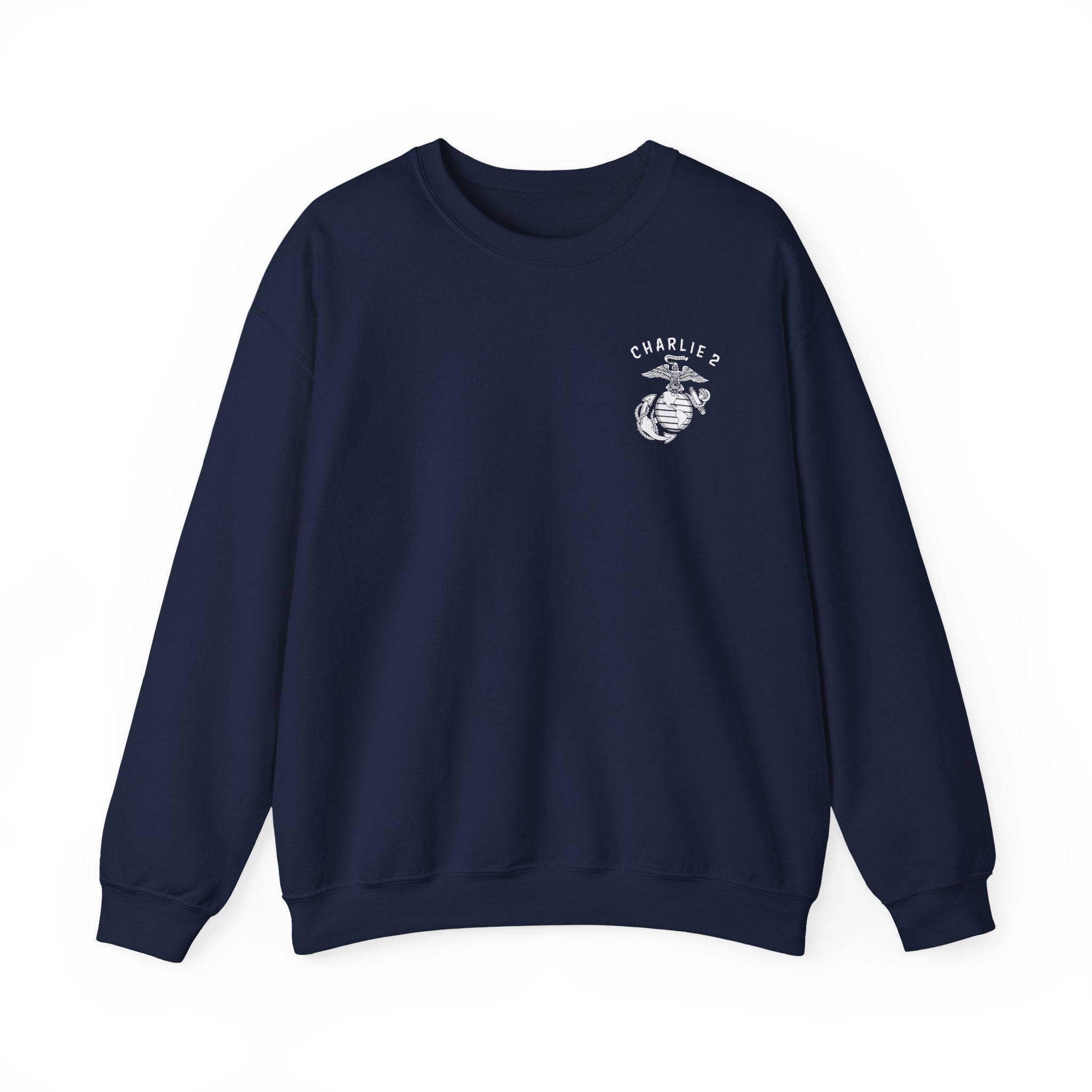 Charlie 2 Ronin (white Logo) - Gildan Unisex Heavy Blend™ Crewneck Sweatshirt