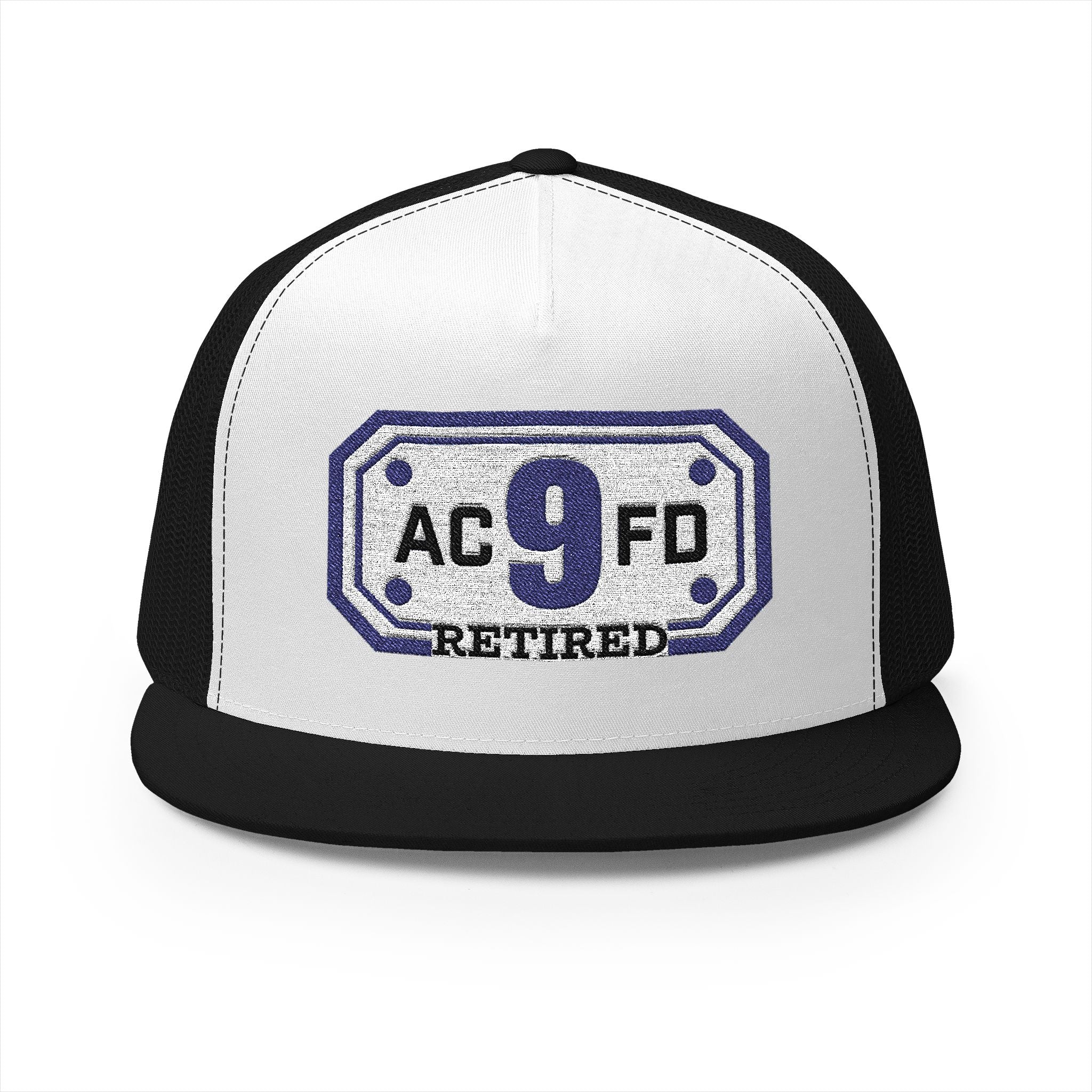Retired Arlington Rescue 9 - 5 Panel Trucker Cap (Embroidery)