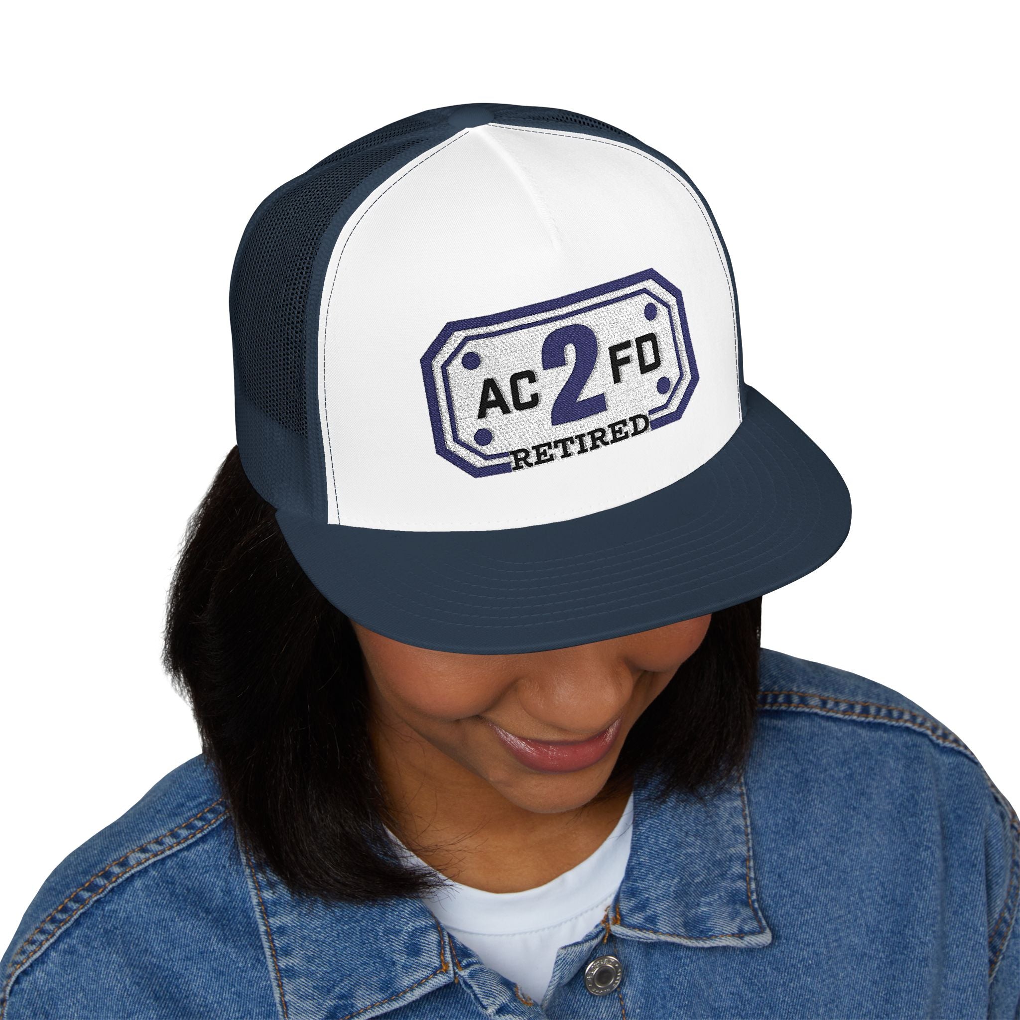 Retired Arlington Rescue 2 - 5 Panel Trucker Cap (Embroidery)