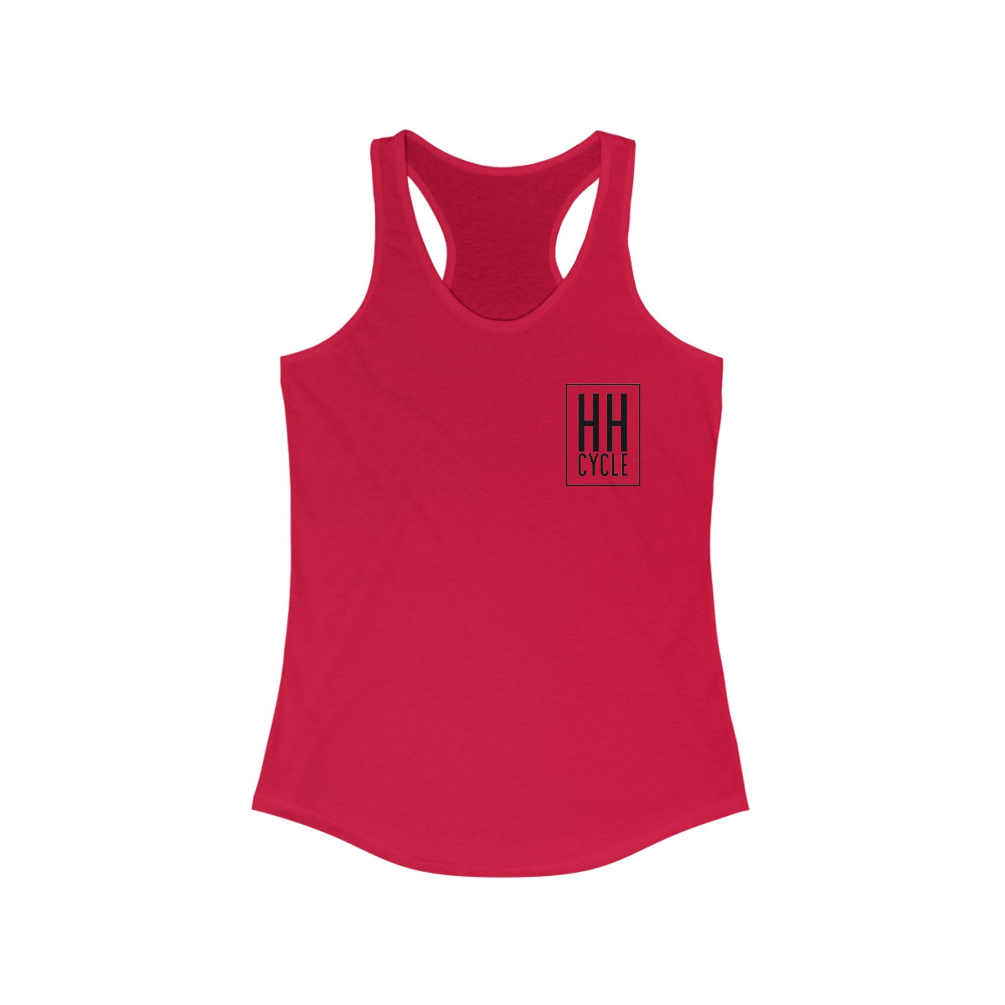 HH Cycle Work Hard Logo Light colors - Women's Ideal Racerback Tank