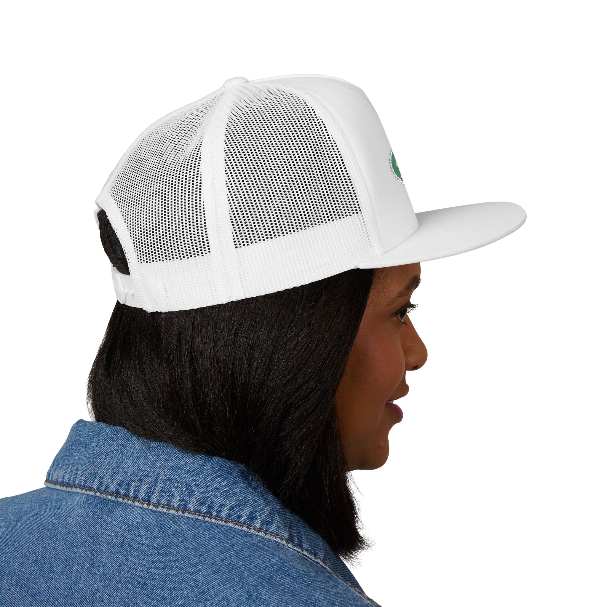 Arlington Truck 6 cirlce patch - 5 Panel Trucker Cap (Embroidery)