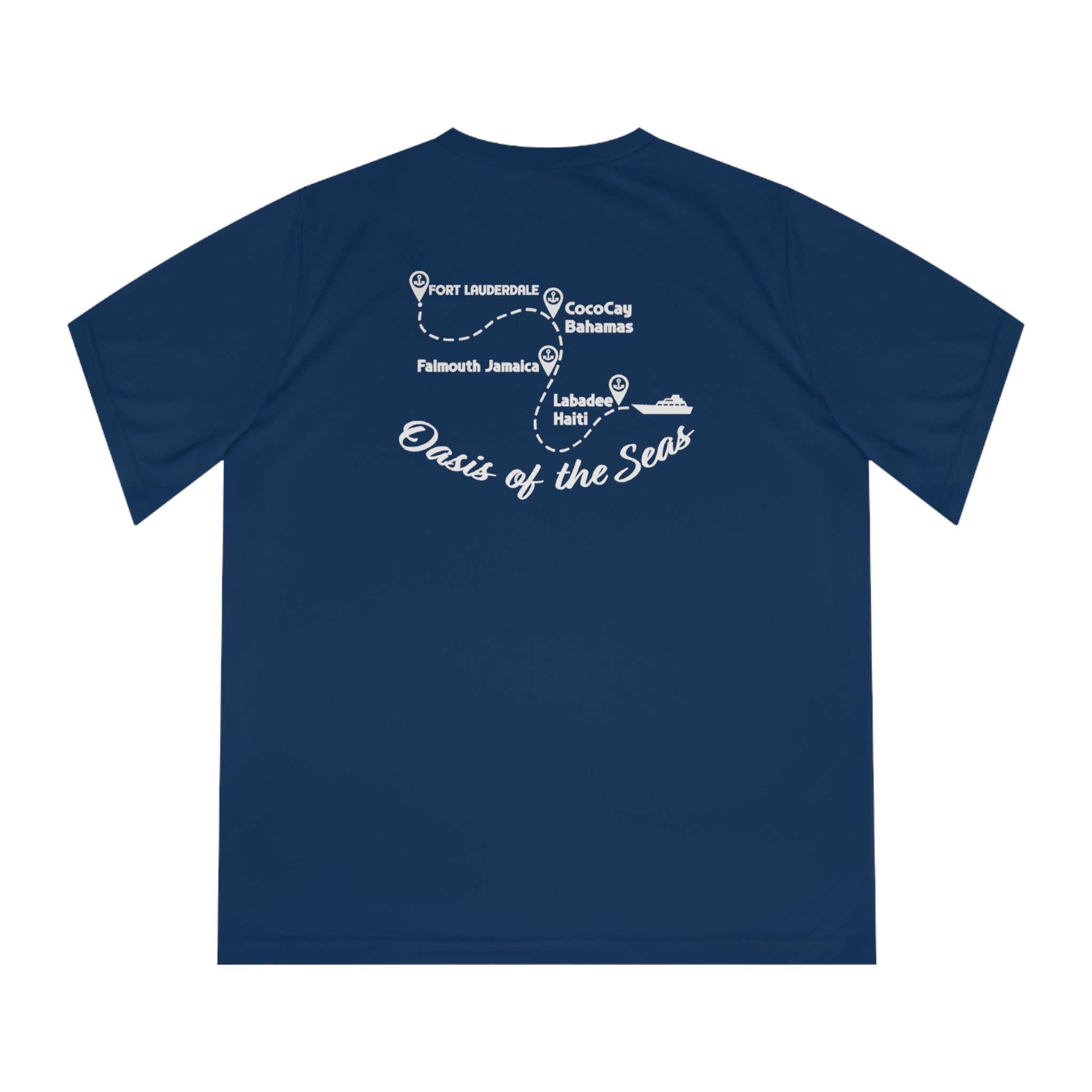 Bennett Family Cruise White logo - Women's Performance V-Neck T-Shirt
