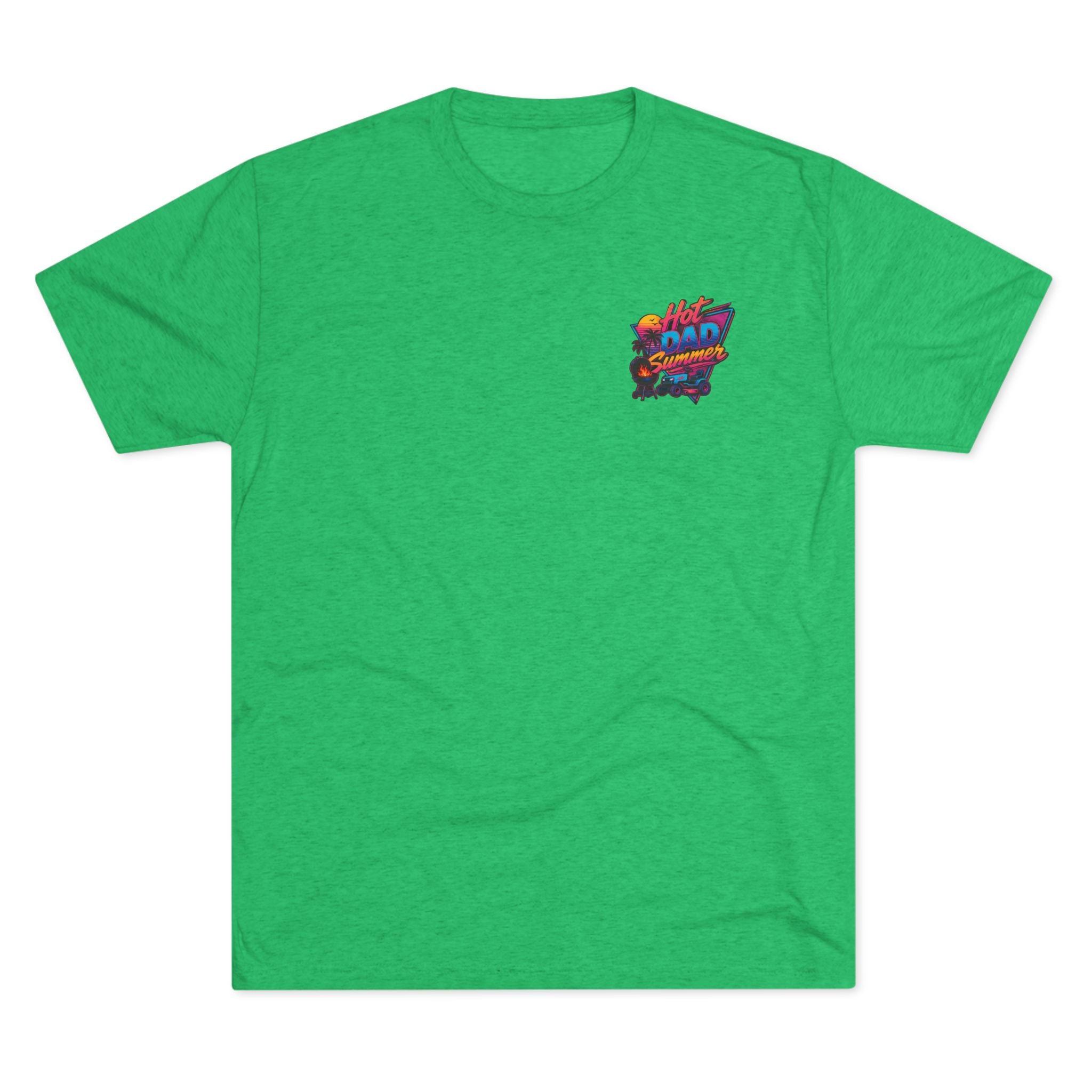Hot Dad Summer Rock Shirt - NextLevel Tri-Blend Crew Tee