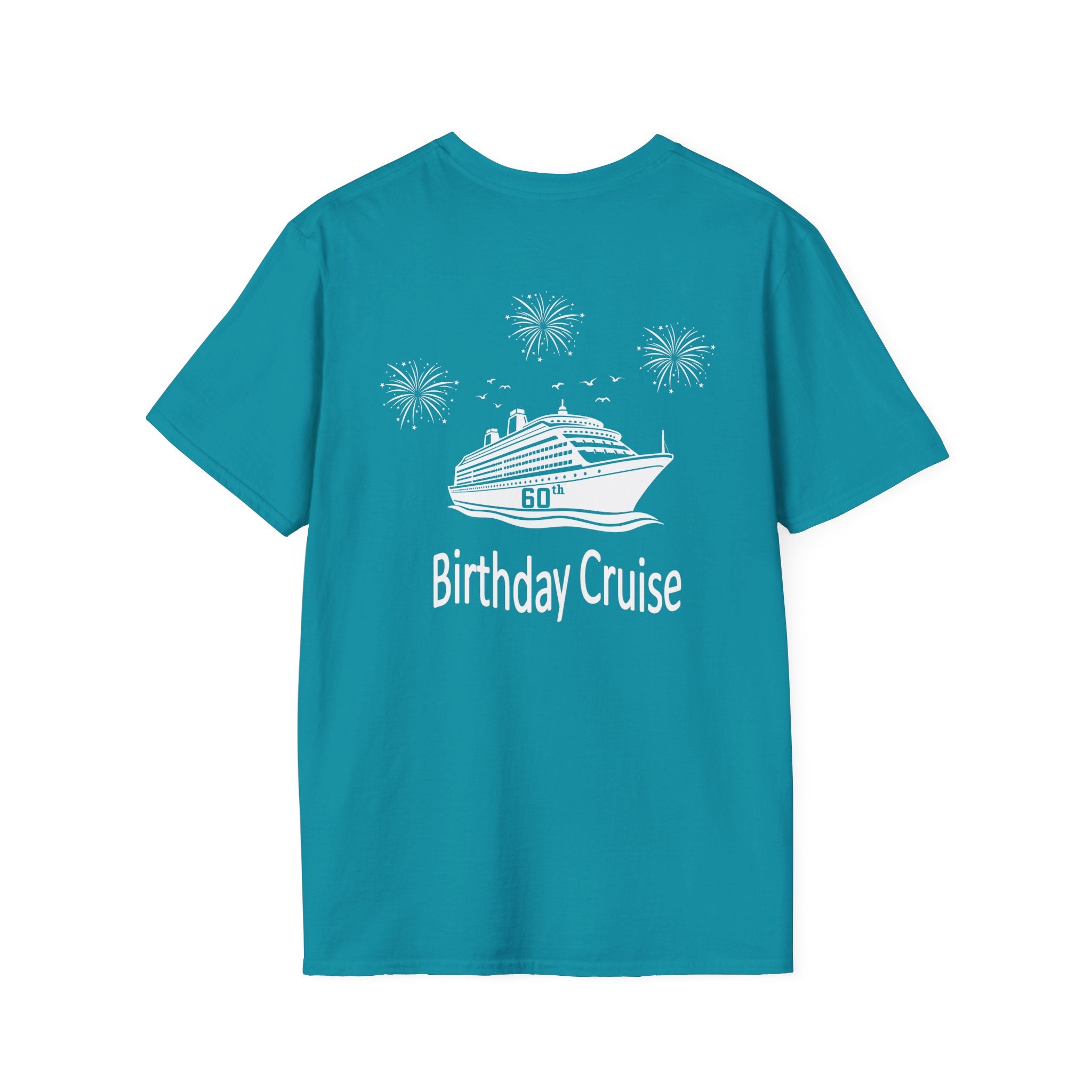 Renee Family Cruise white - Unisex Softstyle Cotton T-Shirt
