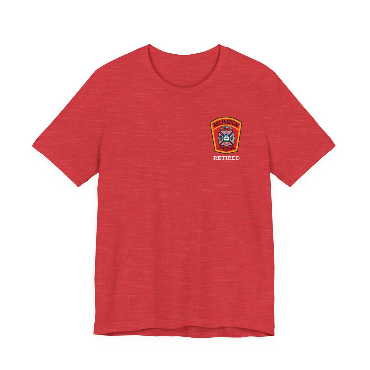 Arlington Retired patch - Bella+Canvas Soft Unisex Tee