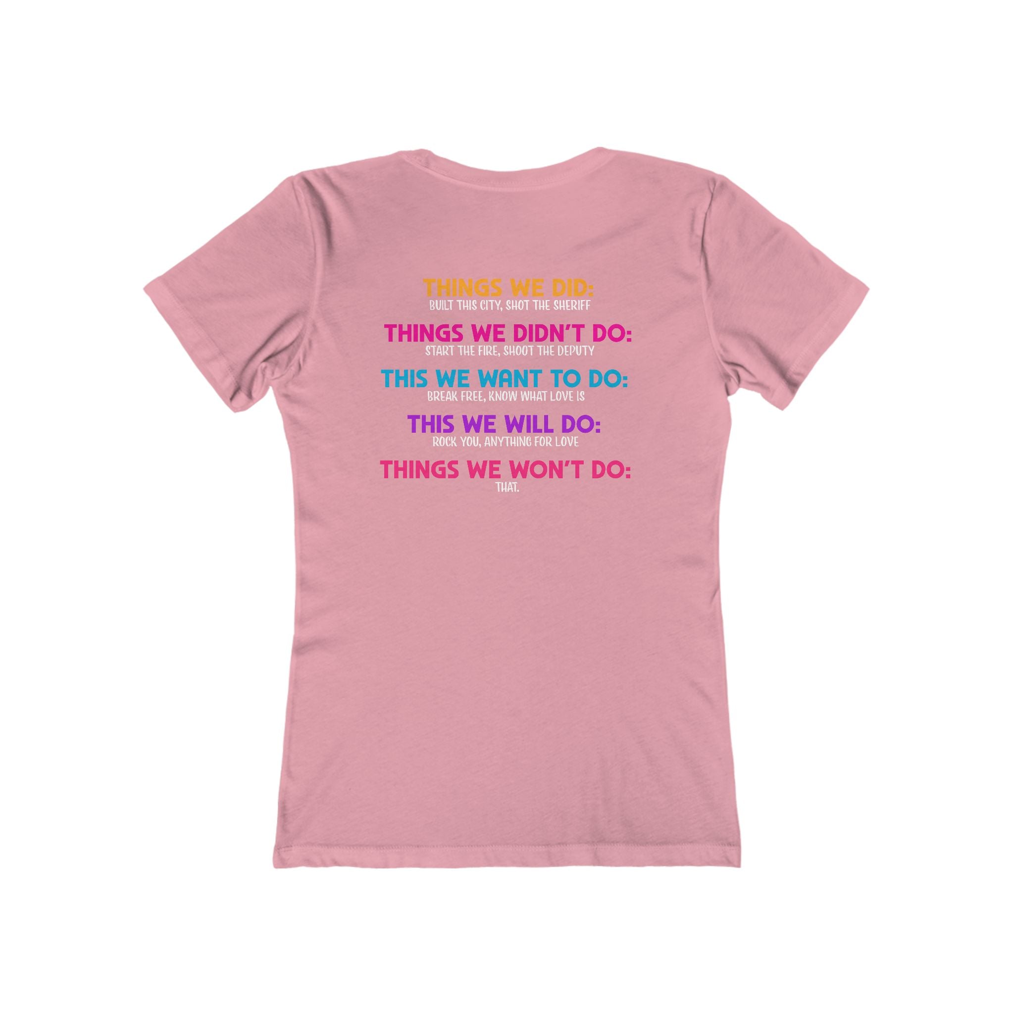 Hot Mom Summer Rock - The Boyfriend Tee for Women