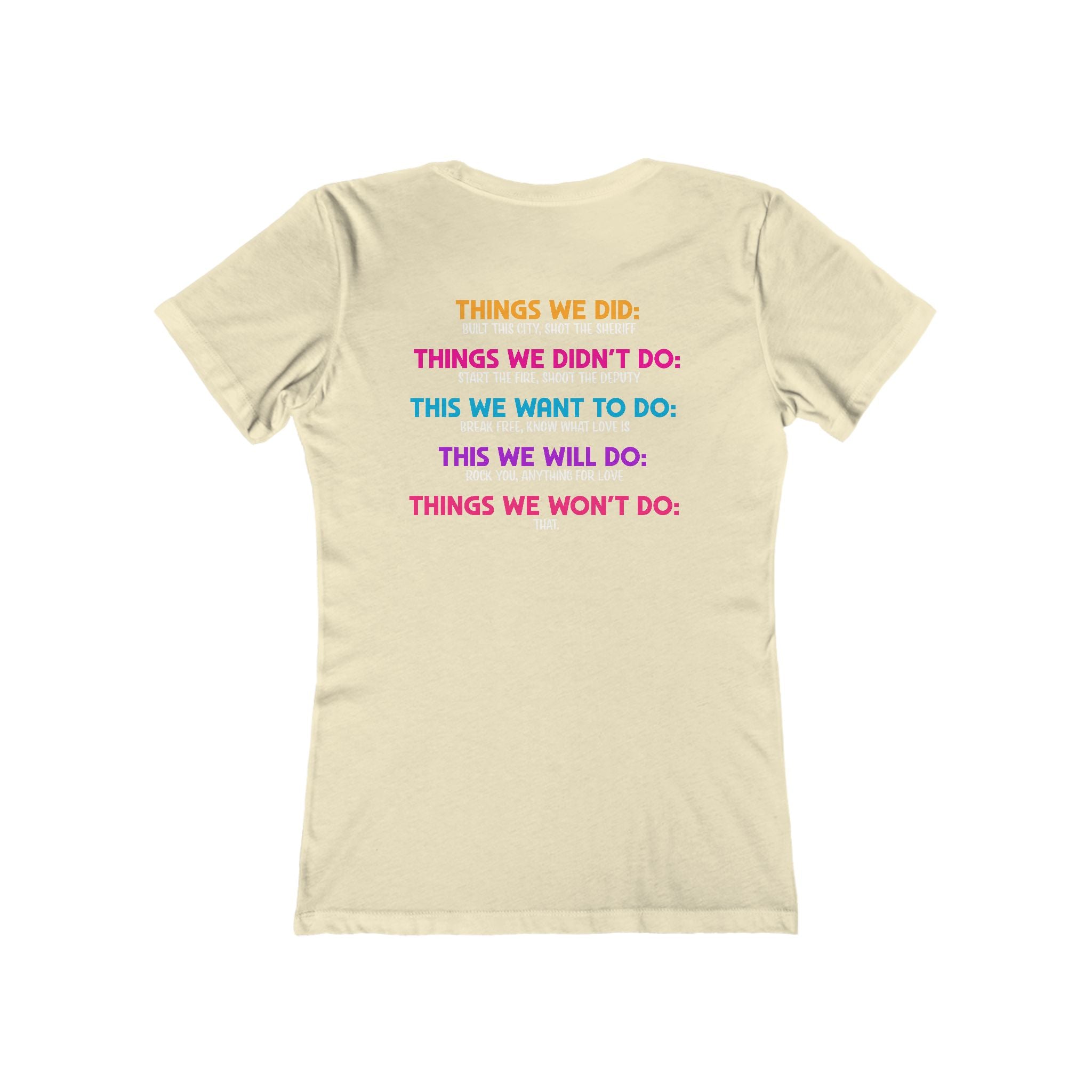 Hot Mom Summer Rock - The Boyfriend Tee for Women