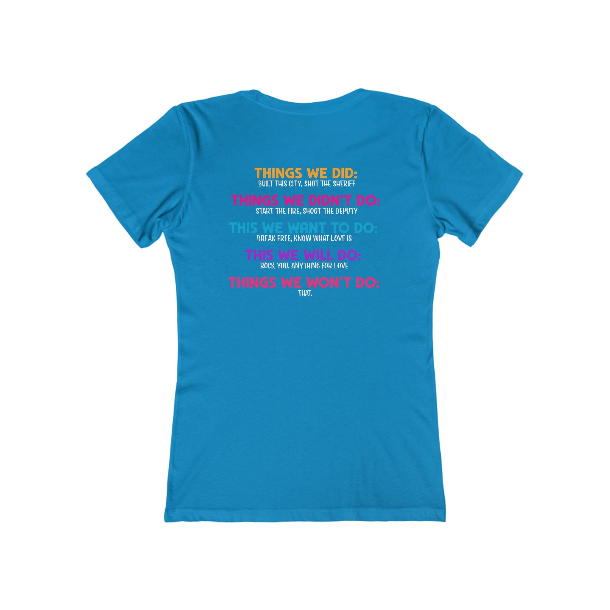 Hot Mom Summer Rock - The Boyfriend Tee for Women