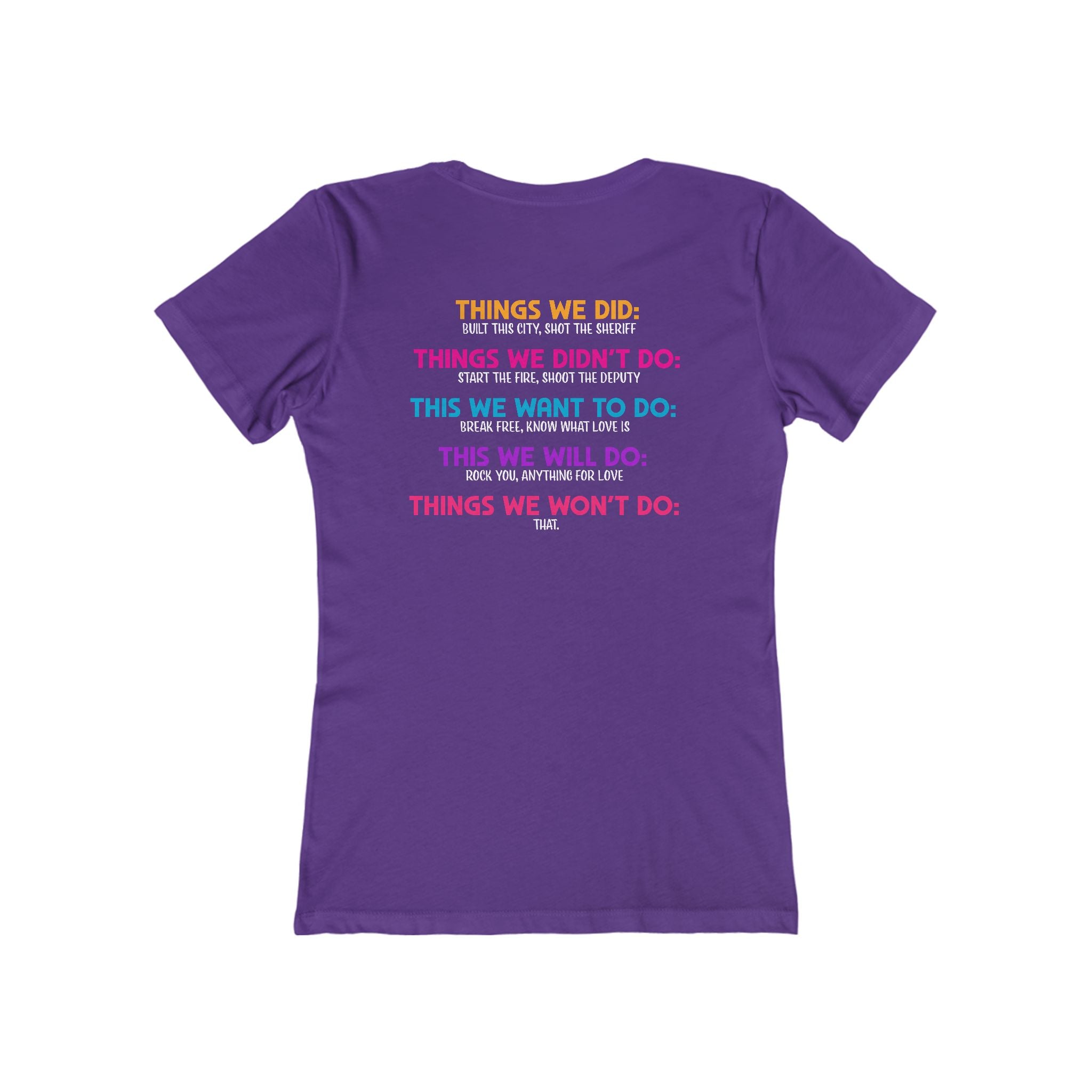 Hot Mom Summer Rock - The Boyfriend Tee for Women