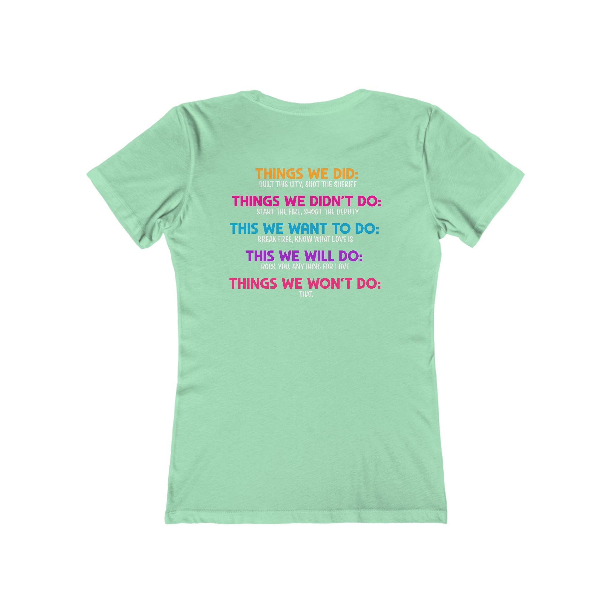 Hot Mom Summer Rock - The Boyfriend Tee for Women