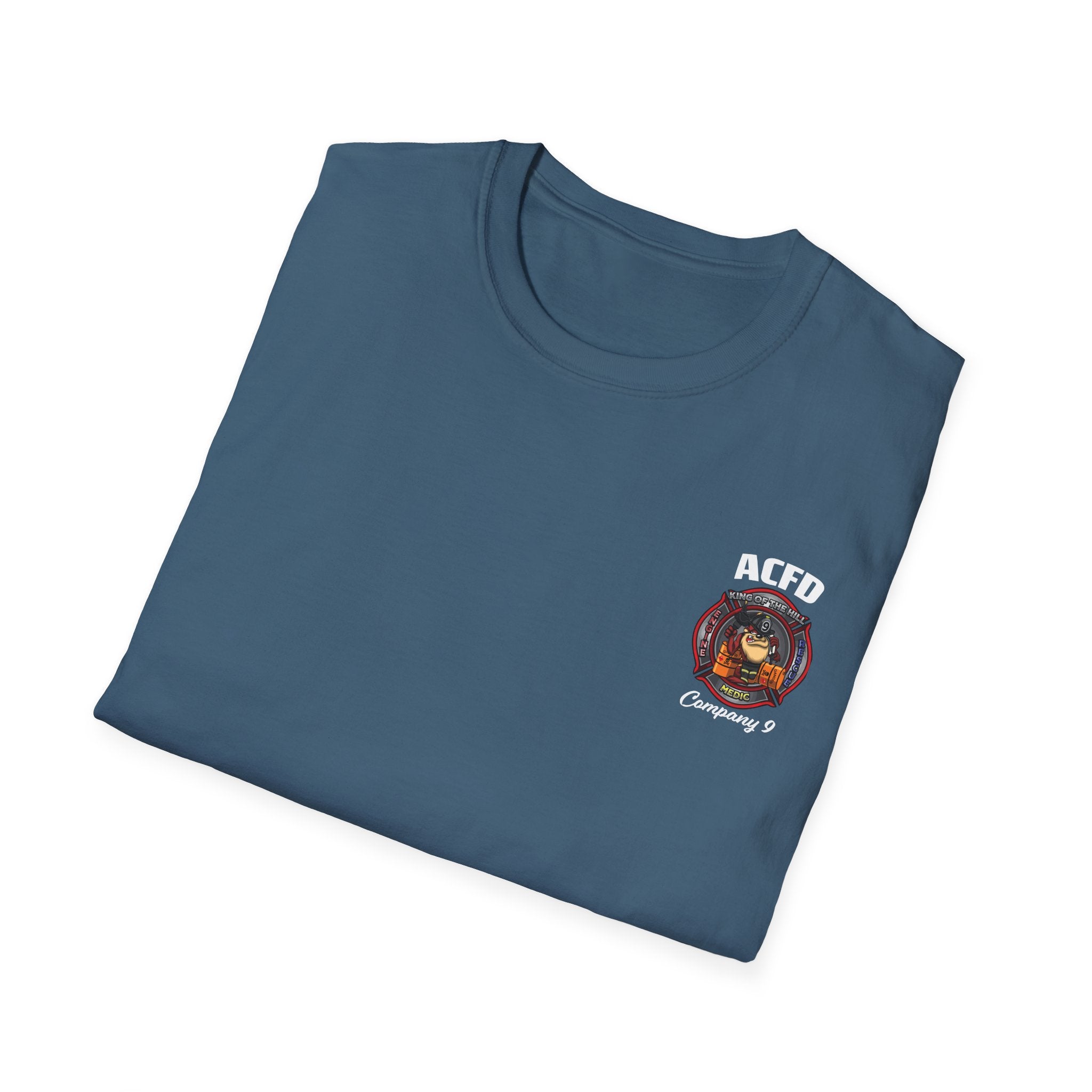 Station 9 Taz Front / FF Engine 9 back - Gildan Soft Cotton Softstyle T-Shirt