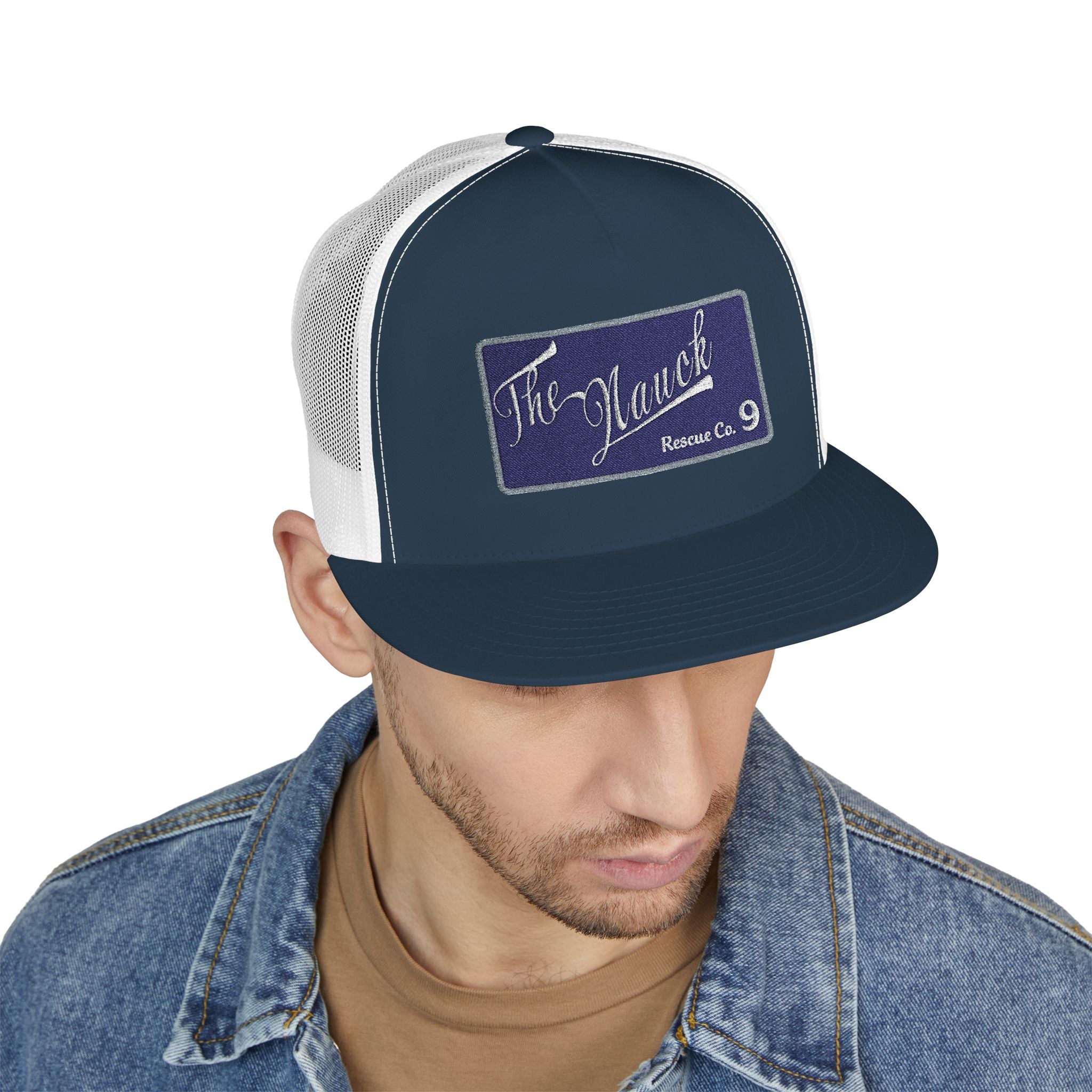 Arlington The Nauck Rescue 9  - 5 Panel Trucker Cap (Embroidery)