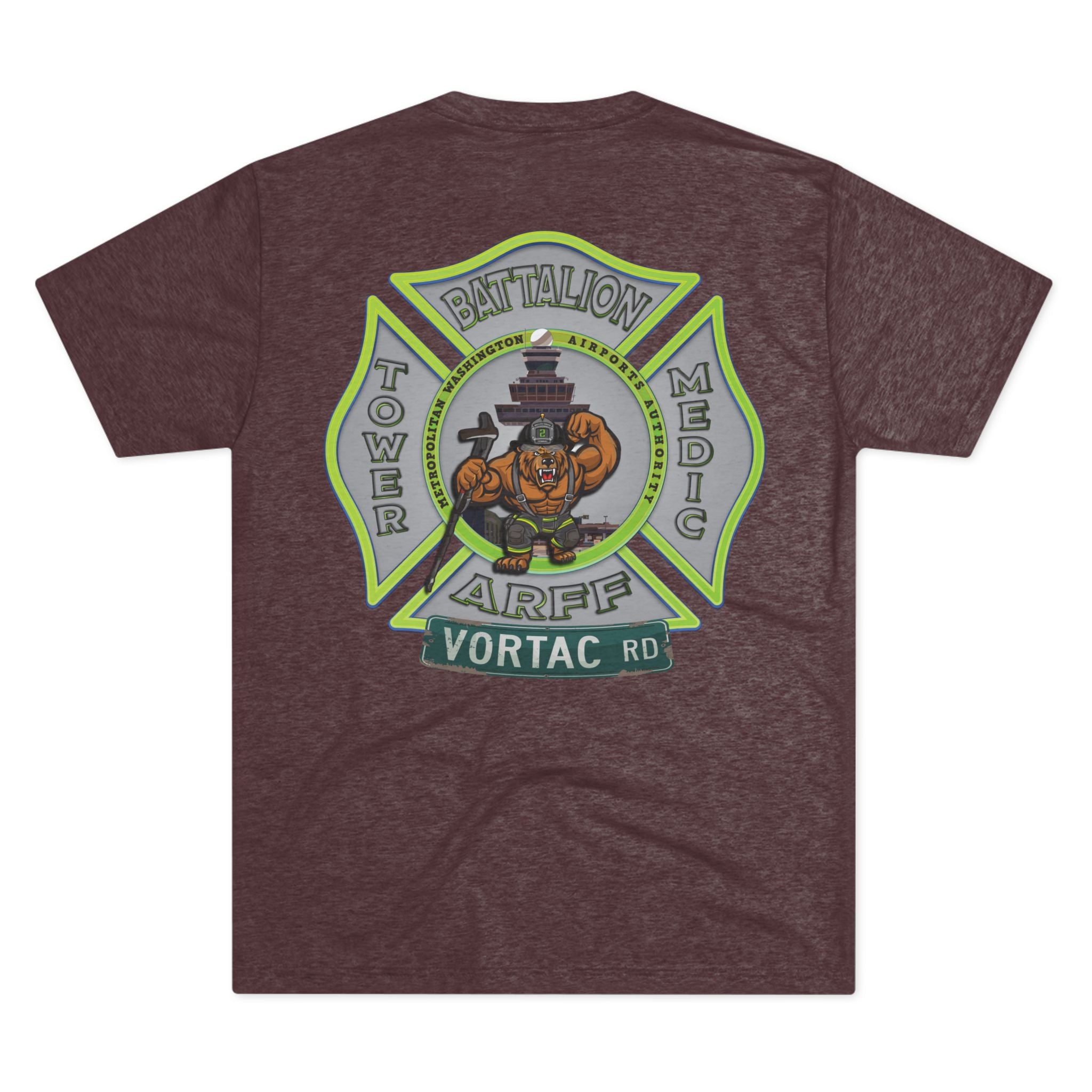 MWAA 302 Real Dulles South - NextLevel Tri-Blend Crew Tee unisex