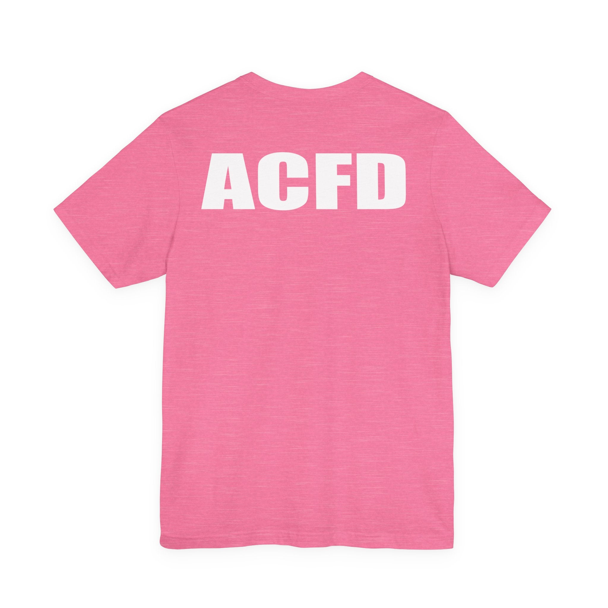 Station 3 Rhino Logo Firefighter Back - Bella+Canvas Soft Unisex Tee-