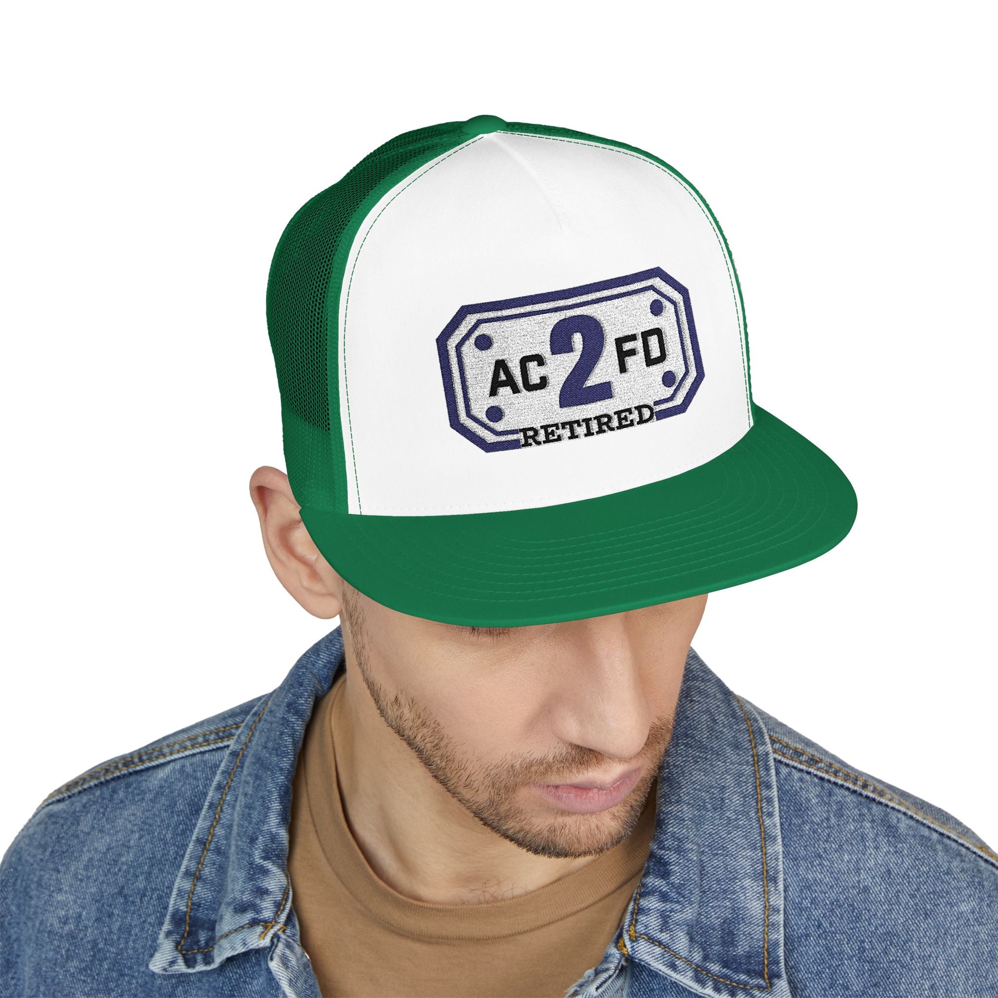 Retired Arlington Rescue 2 - 5 Panel Trucker Cap (Embroidery)
