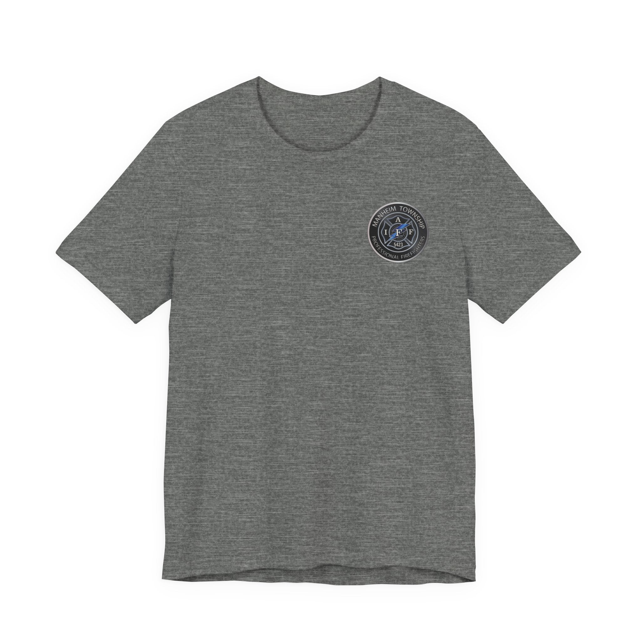 Manheim Township Local 5423 white - Bella+Canvas Soft Unisex Tee
