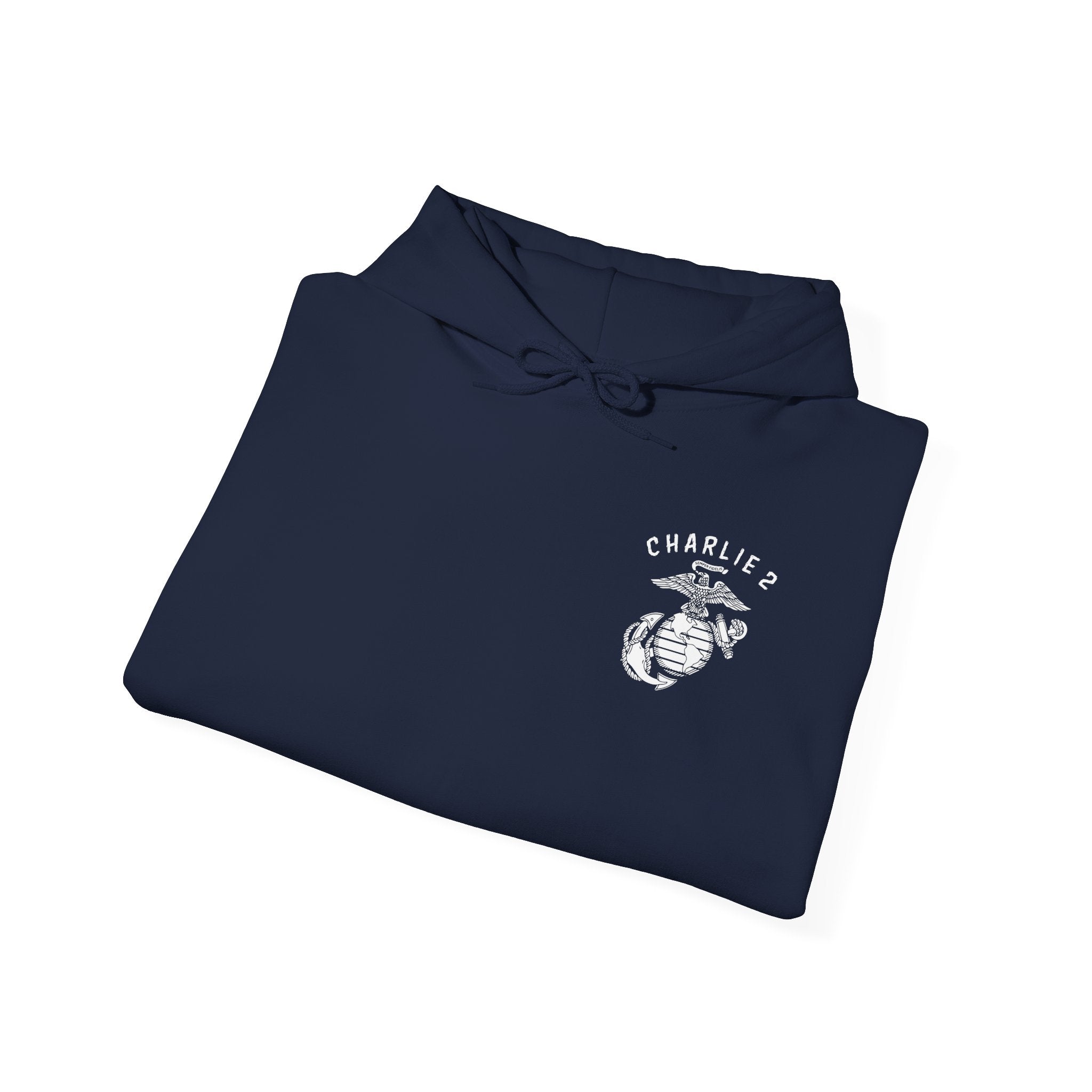 Charlie 2 Ronin (white Logo) - Gildan Heavy Blend™ Hooded Sweatshirt