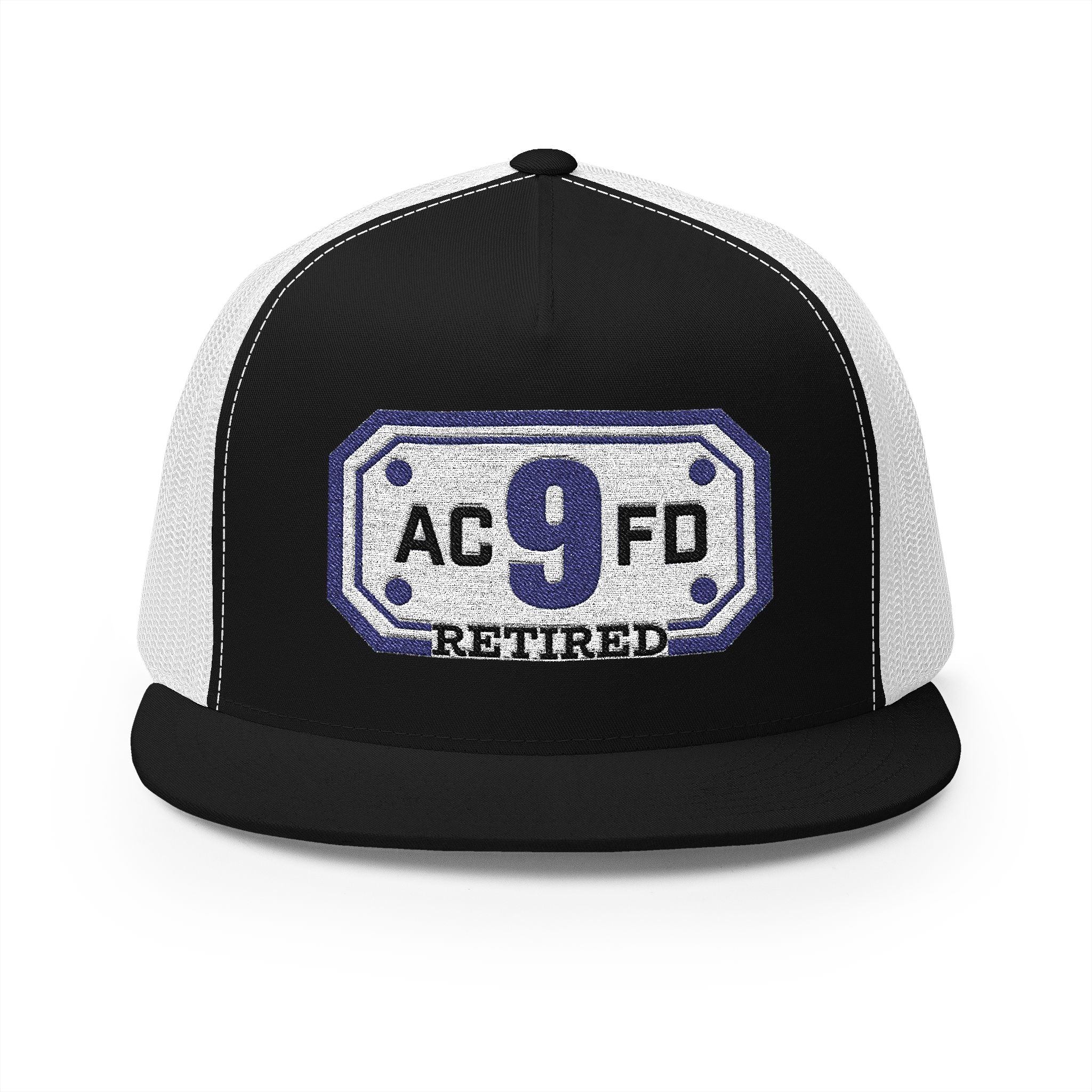Retired Arlington Rescue 9 - 5 Panel Trucker Cap (Embroidery)