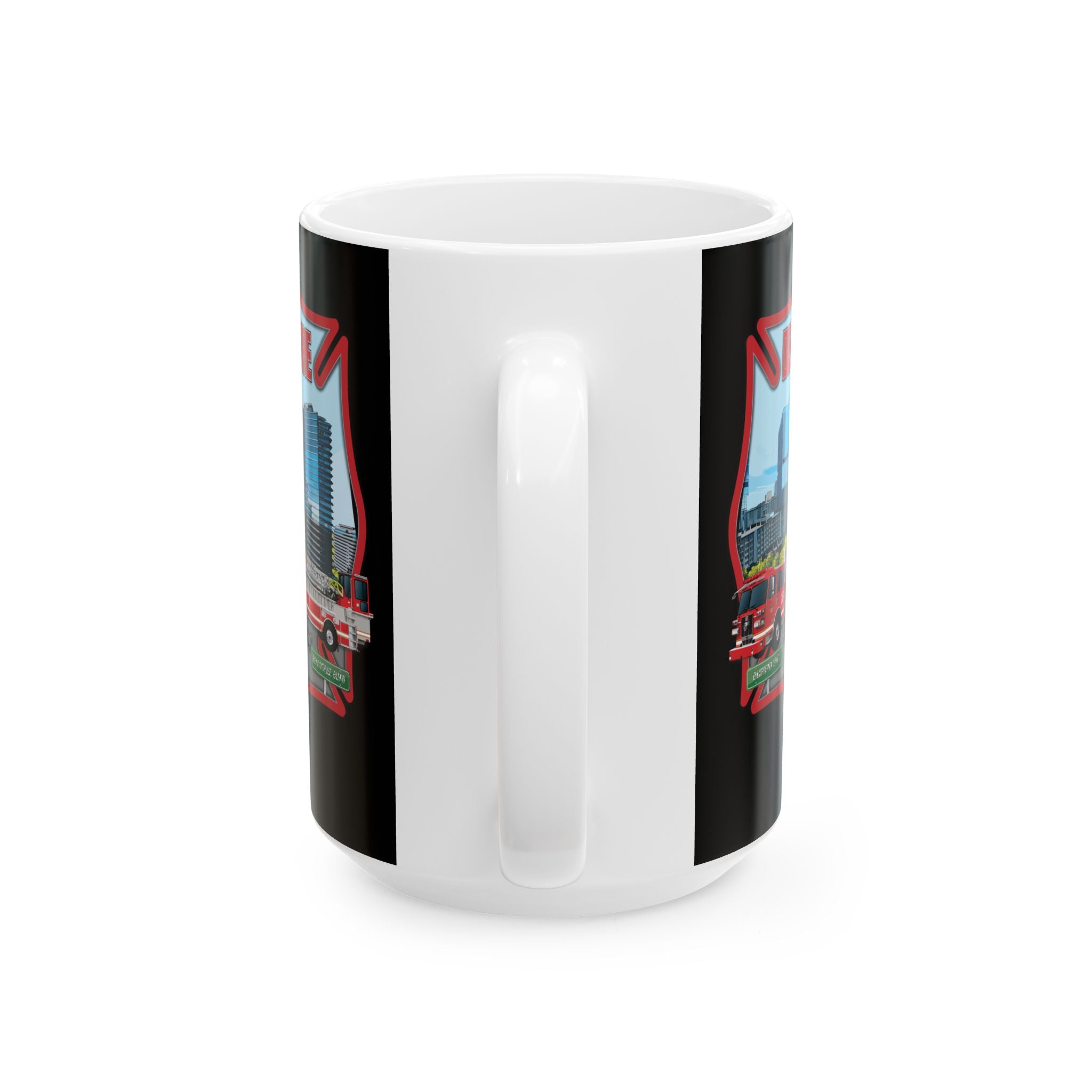 Dekalb County Fire Tiller 18 Mug, (11oz, 15oz)