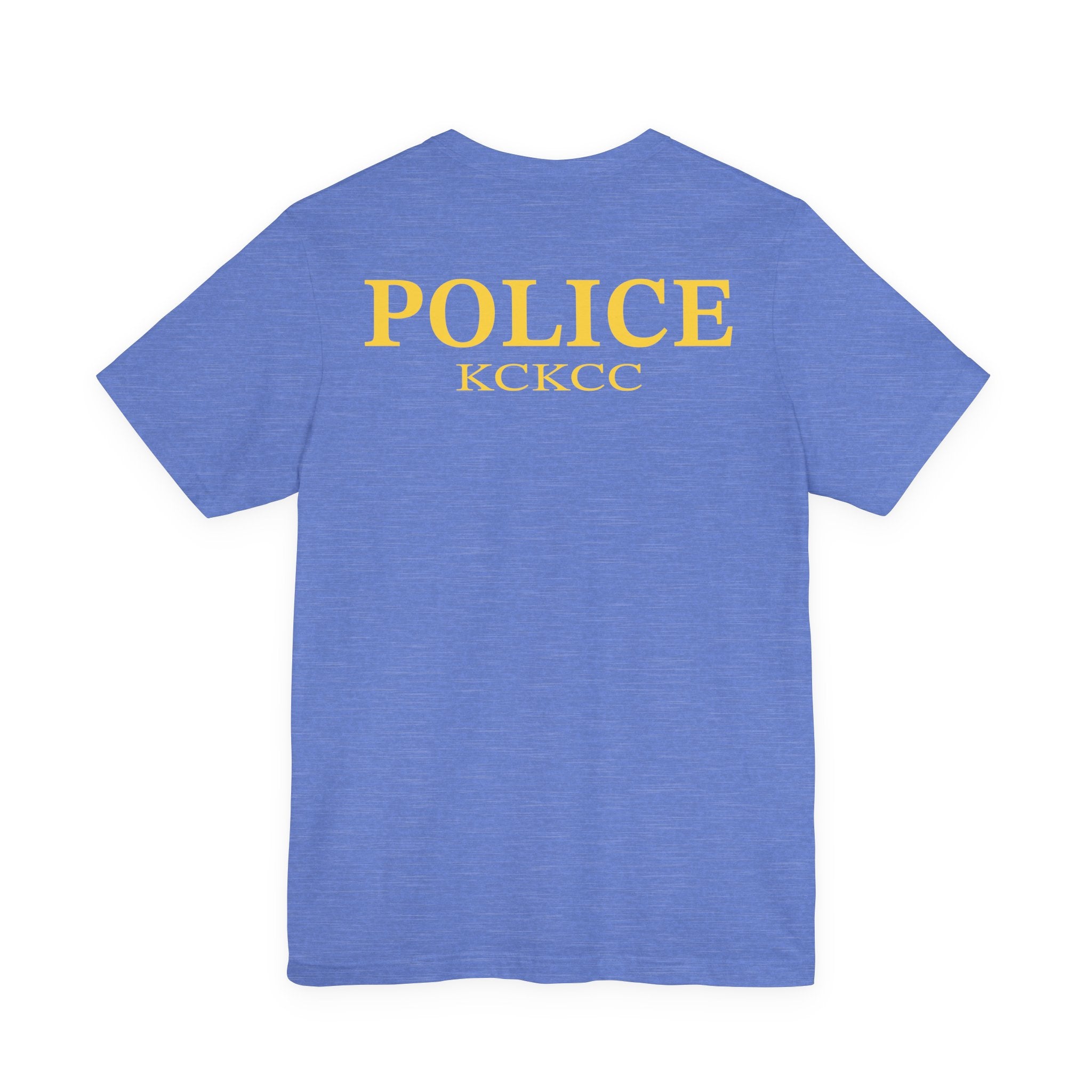 KCKCC Police Patch Color - Unisex Jersey Short Sleeve Tee
