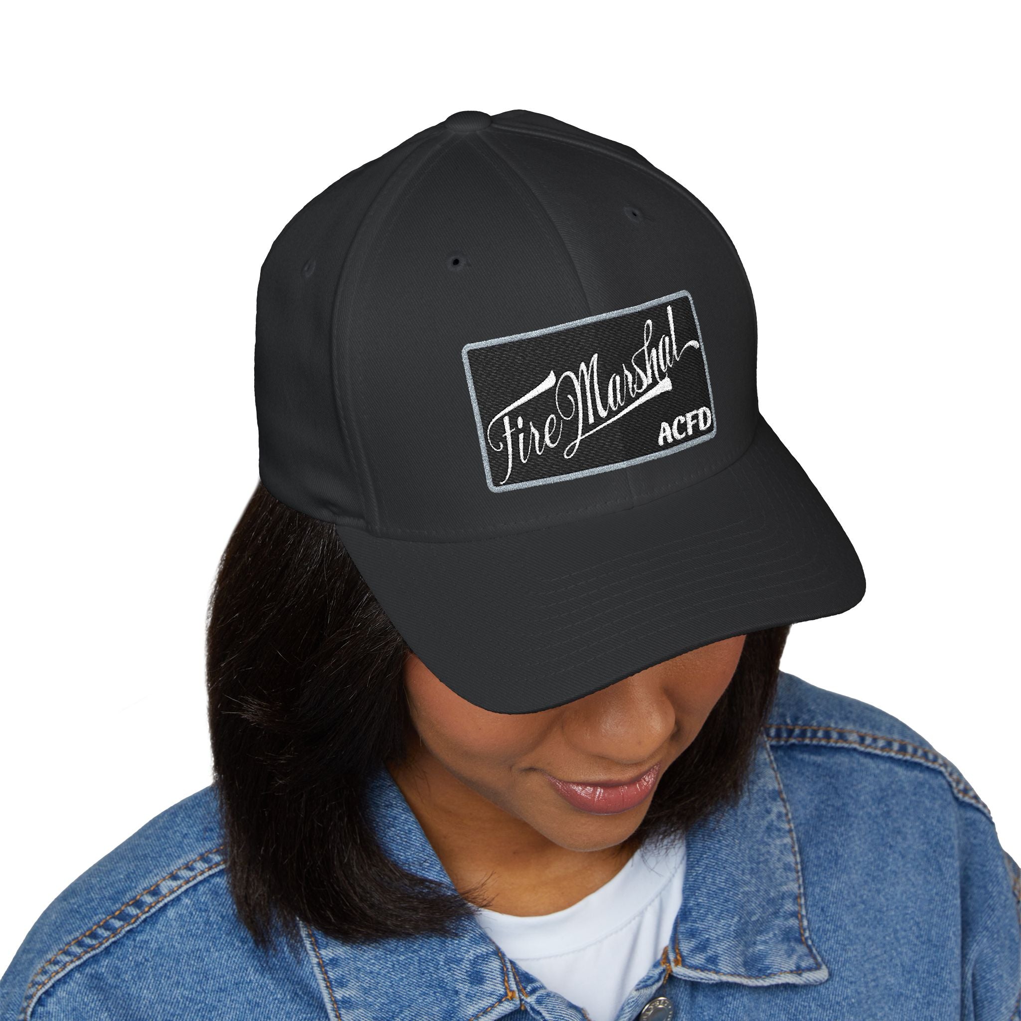 Arlington Fire Marshal Written - FLEXFIT Closed-Back Structured Cap (Embroidery)