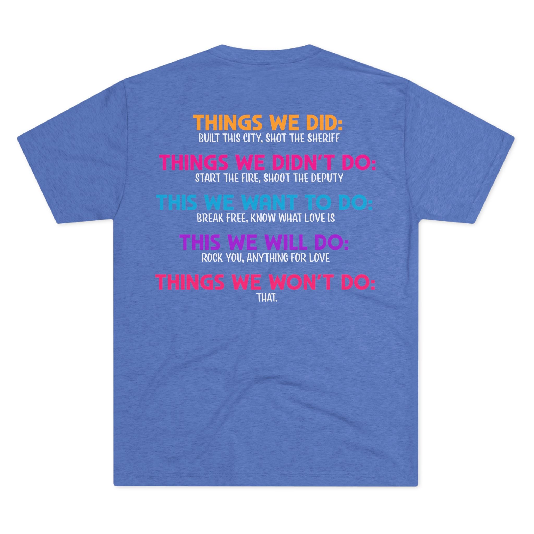 Hot Dad Summer Rock Shirt - NextLevel Tri-Blend Crew Tee