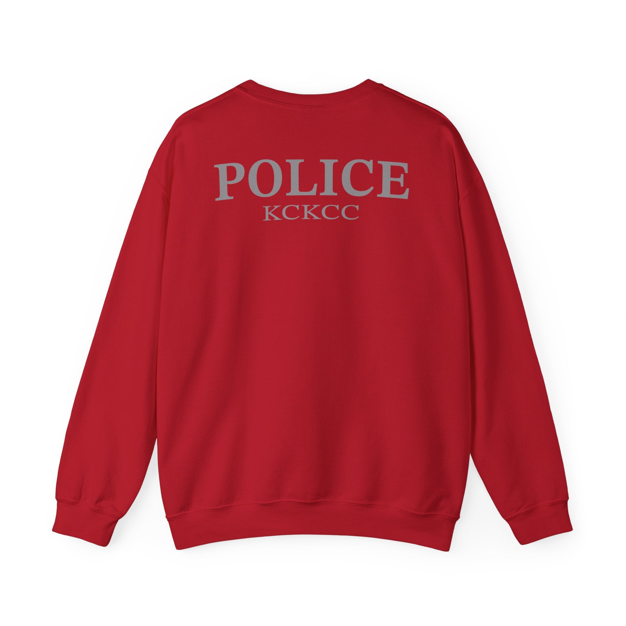 Kansas City College Police Patch Grey - Unisex Heavy Blend™ Crewneck Sweatshirt