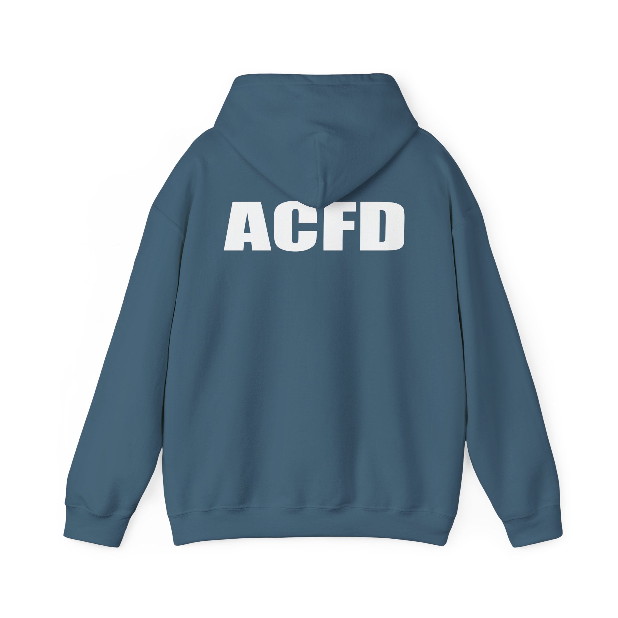 Arlington Station 3 Rhino Front/ACFD FF Back - Gildan Heavy Blend™ Hooded Sweatshirt
