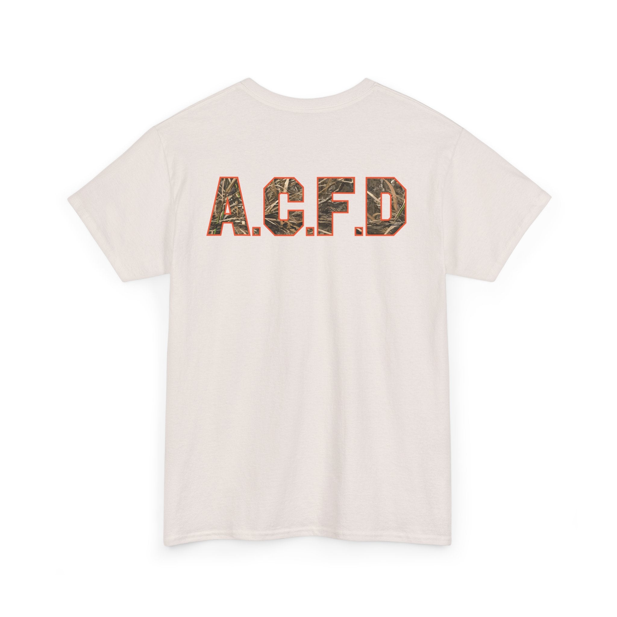 Heavy Cotton Unisex Tee - Arlington Camo Deer Hunter