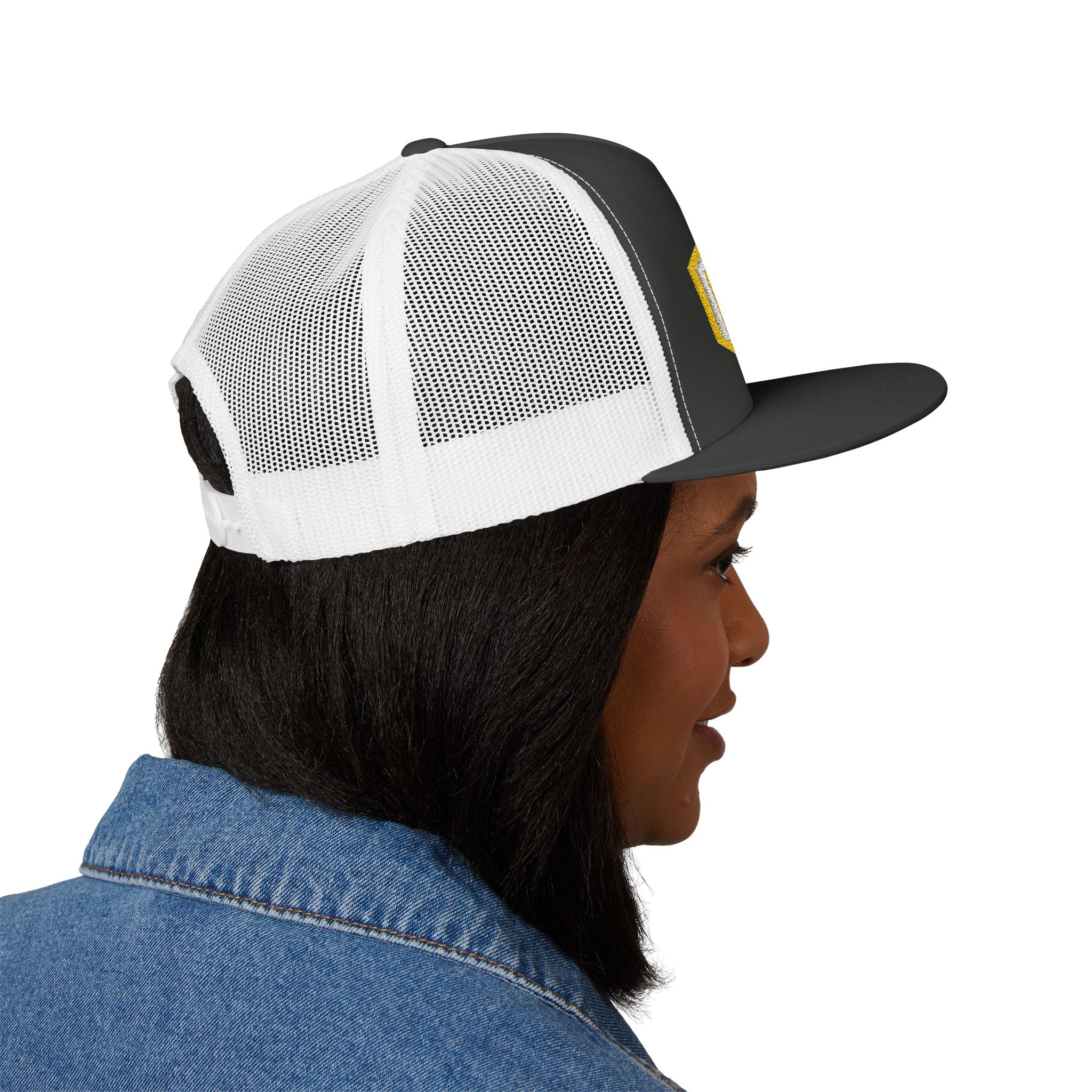 Arlington Rescue 2 (requested different style hat) - 5 Panel Trucker Cap (Embroidery)