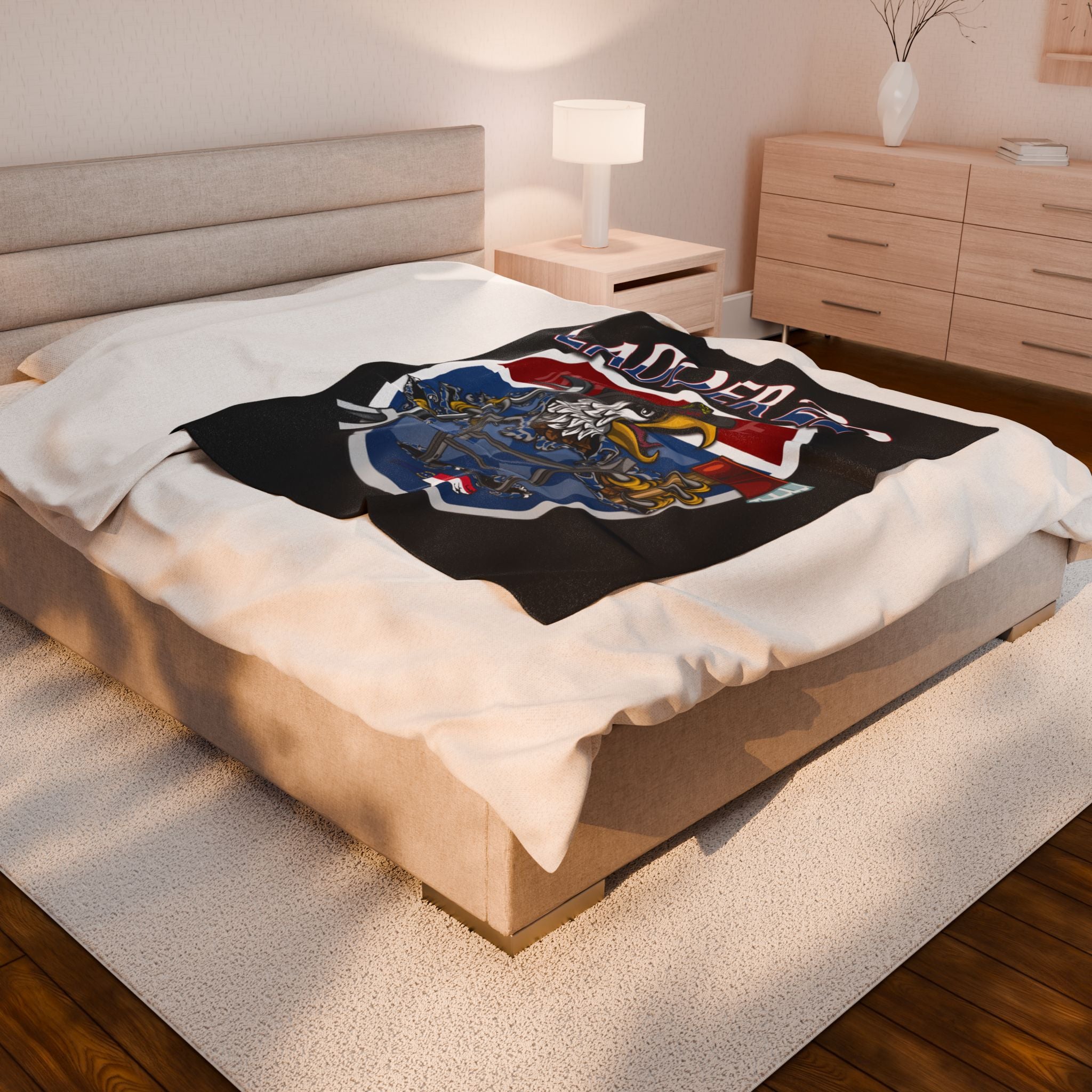 Thomasville NC Fire (version 1) - Velveteen Plush Blanket