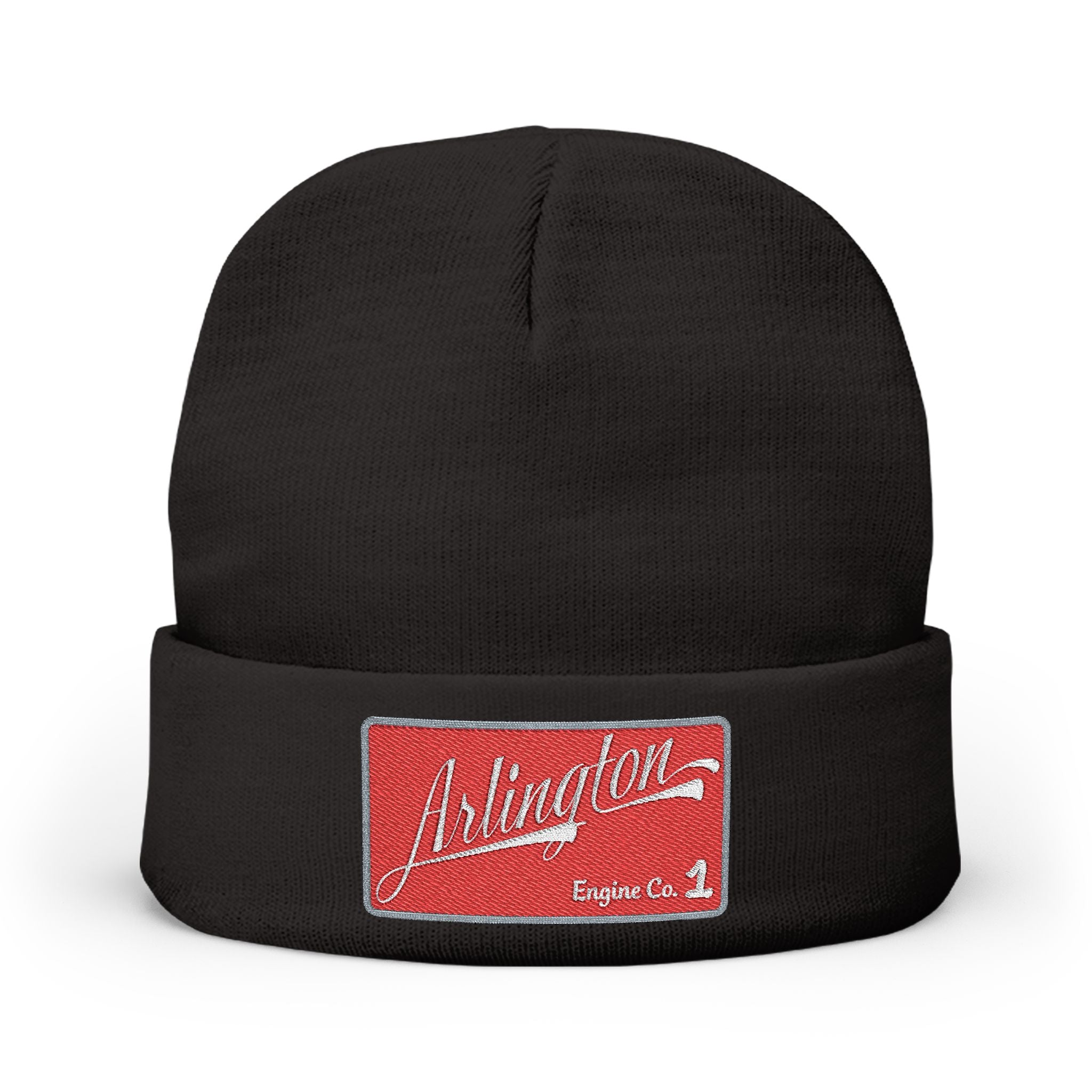 Arlington Company Engine 1- Knit Beanie (Embroidery)