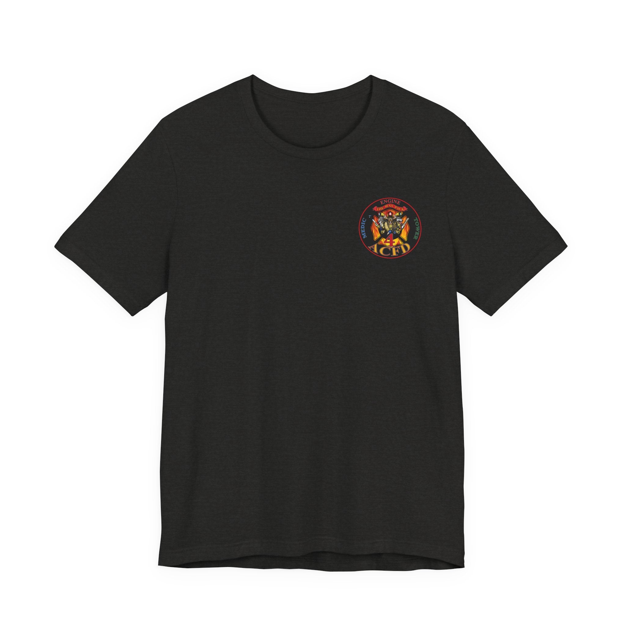 Station 4 RatPack Front AC4FD Back - Bella+Canvas Soft Unisex Tee