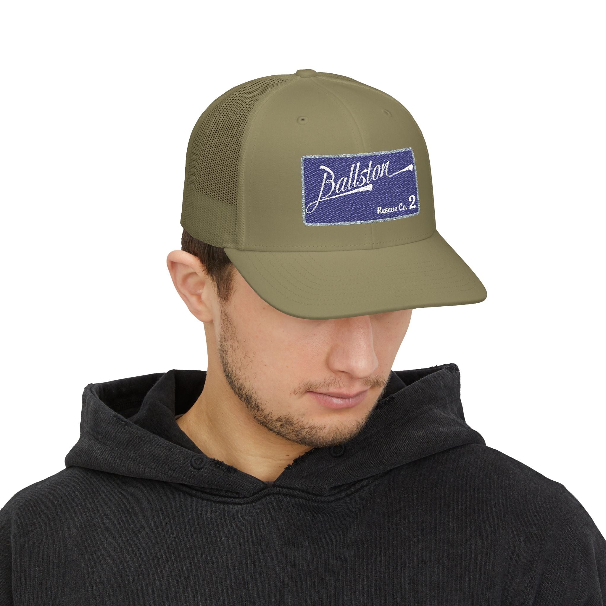 Ballston Rescue co 2 - Snapback Trucker (Richardson 112 Style Hat)