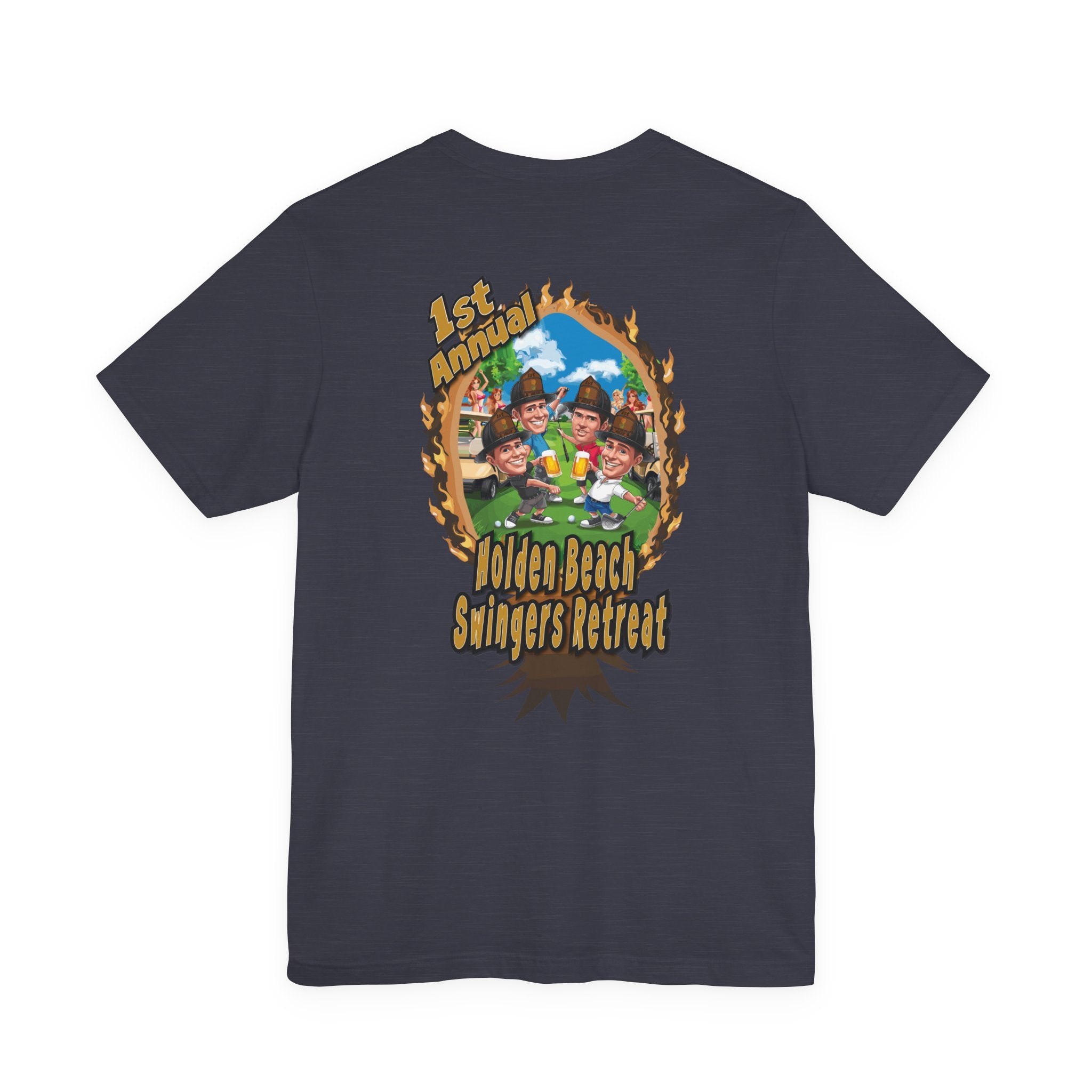 Holden Beach Swingers Retreat- Bella+Canvas Soft Unisex Tee