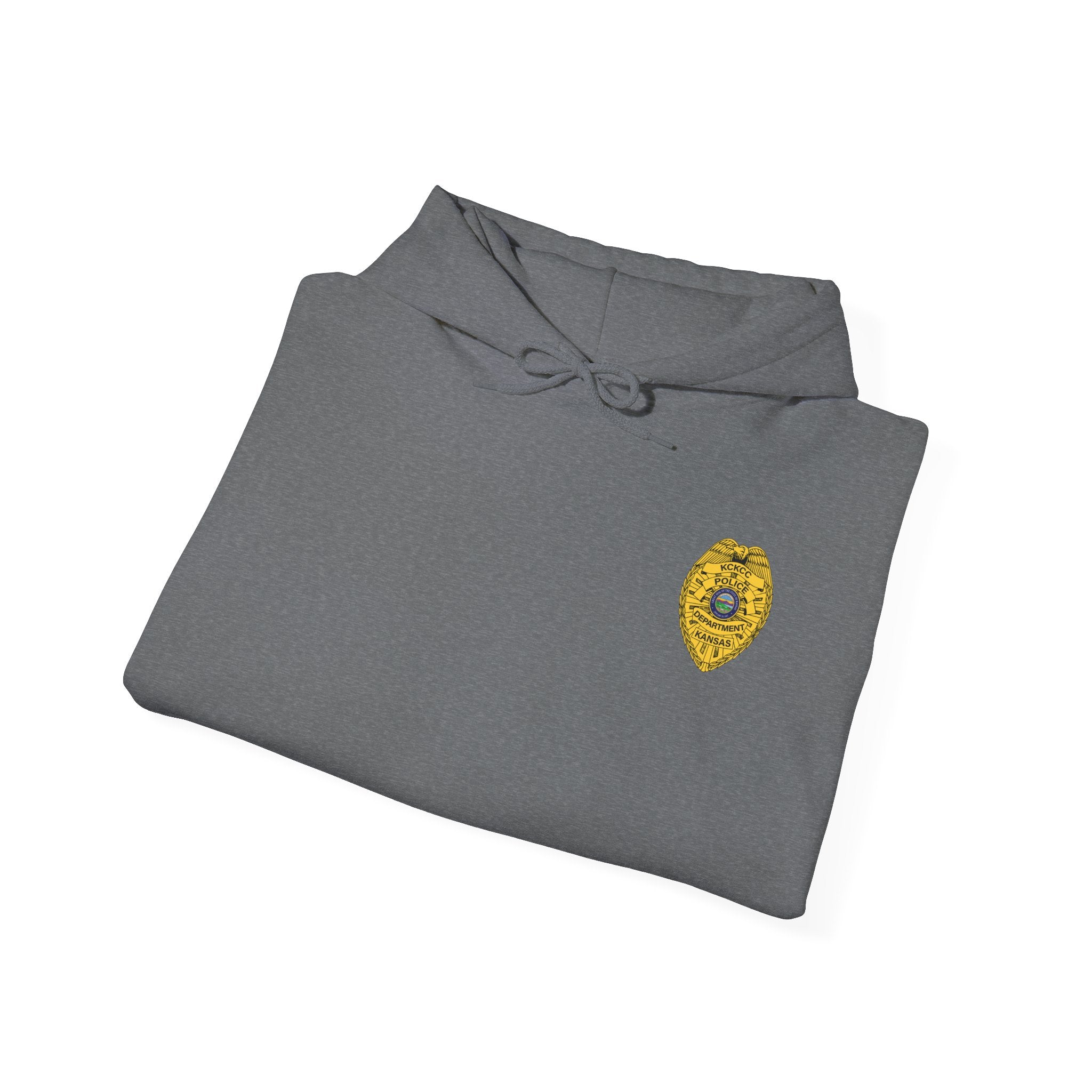 Kansas City College Police Department Badge - Unisex Heavy Blend™ Hooded Sweatshirt