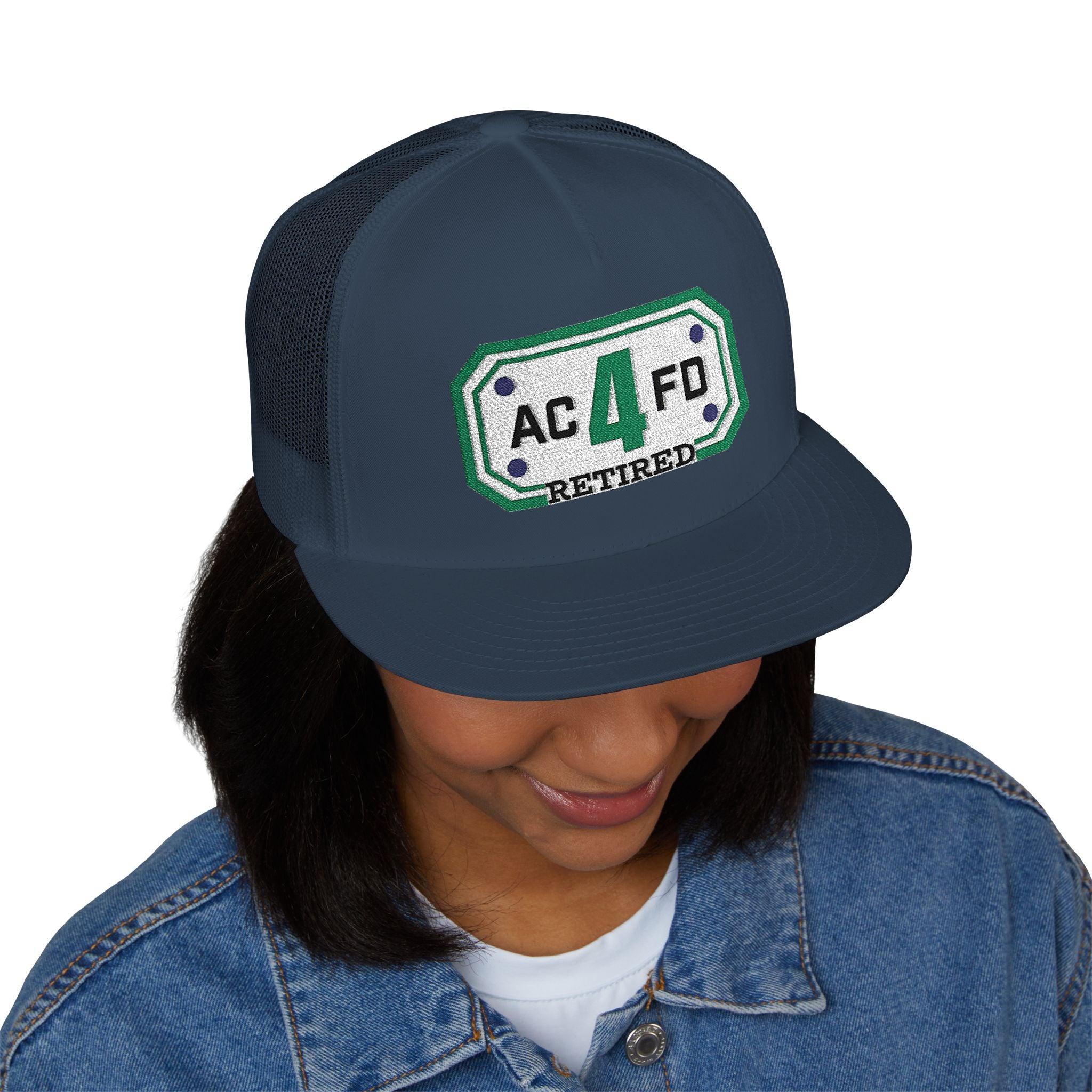 Retired Arlington Tower 4 - 5 Panel Trucker Cap (Embroidery)